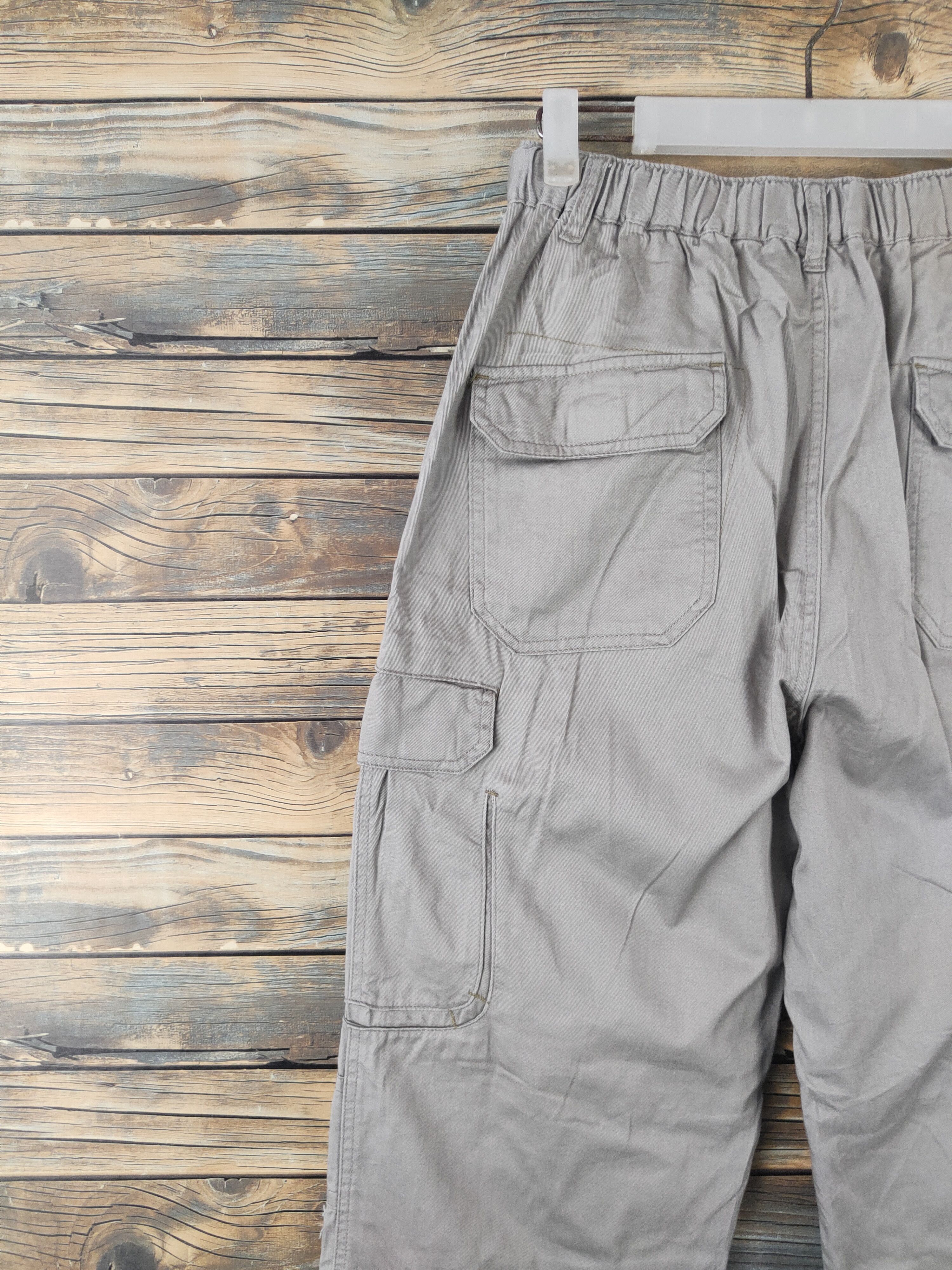 Japanese Brand DL Japanese Brand Gray Multipocket Cargo Pants #2104 Size US 30 / EU 46 - 9 Thumbnail