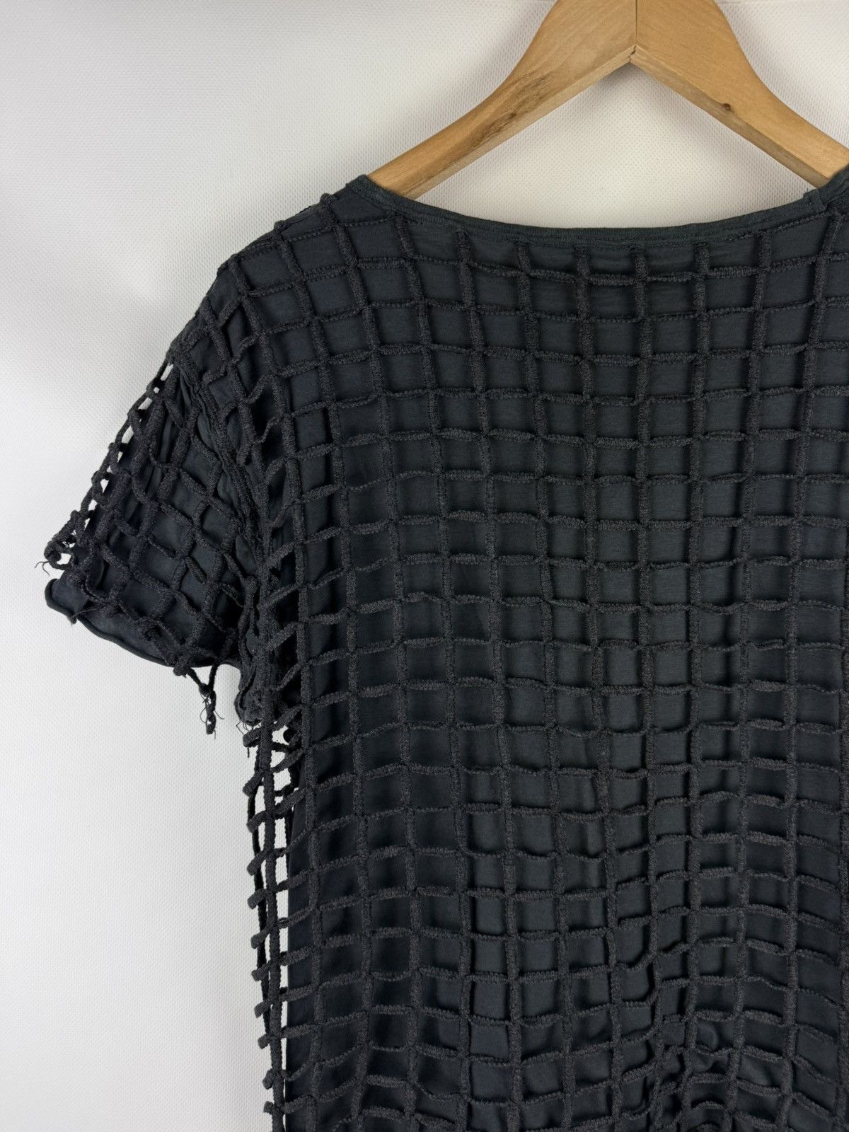 Dolce & Gabbana Dolce & Gabbana SS12 Runaway Sniper Grid Net Layered T Shirt Size US M / EU 48-50 / 2 - 16 Thumbnail