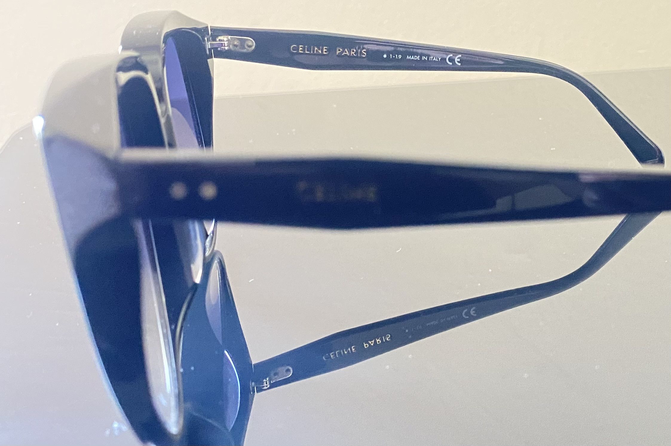 Celine Celine Black 63MM Oversized Round Sunglasses Size ONE SIZE - 3 Thumbnail