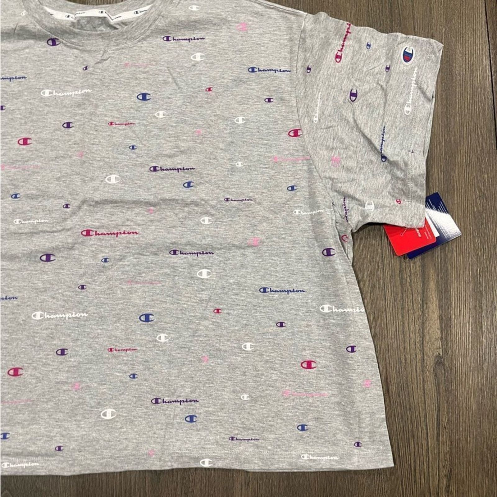 Champion NWT Champion Gray Multi-Colored Graphic Crop Top - Size 3X Size 3XL / US 20-22 - 2 Thumbnail