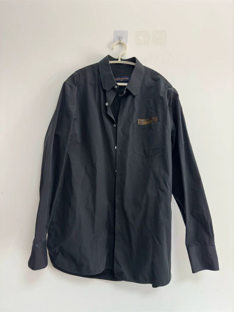 Louis Vuitton Louis Vuitton Black Shirt for Various Occasions- DMC Size US S / EU 44-46 / 1 - 1 Thumbnail