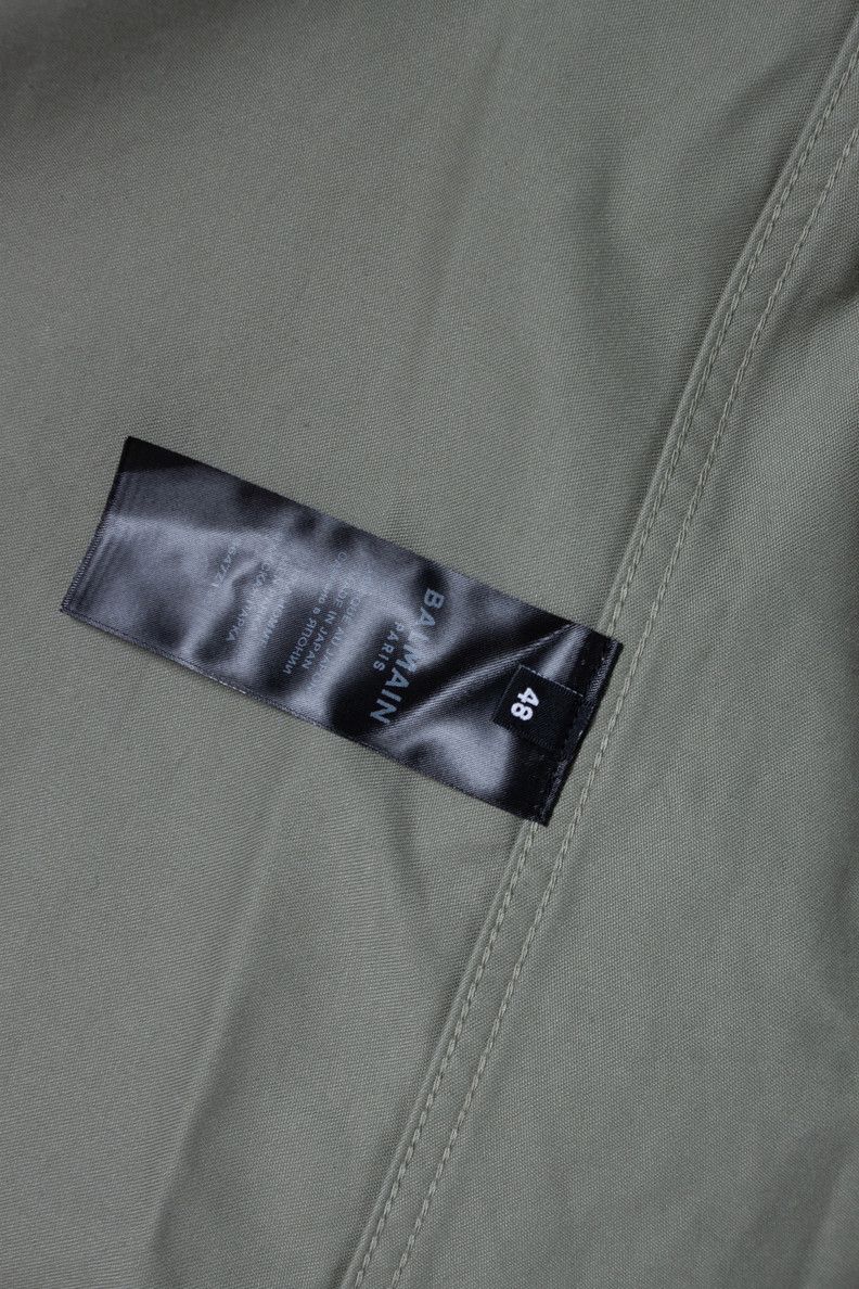 Balmain Balmain, green cotton hooded parka Size US M / EU 48-50 / 2 - 8 Thumbnail