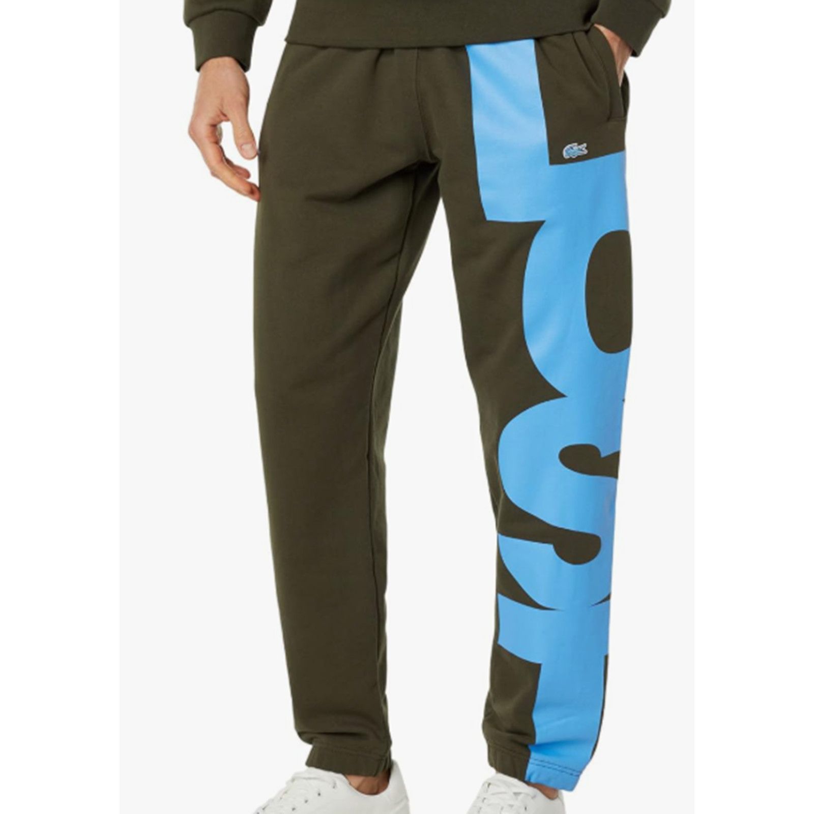Lacoste Lacoste Contrast Print Logo Sweatpants Tapered Ankle 2XL Size US 36 / EU 52 - 1 Thumbnail