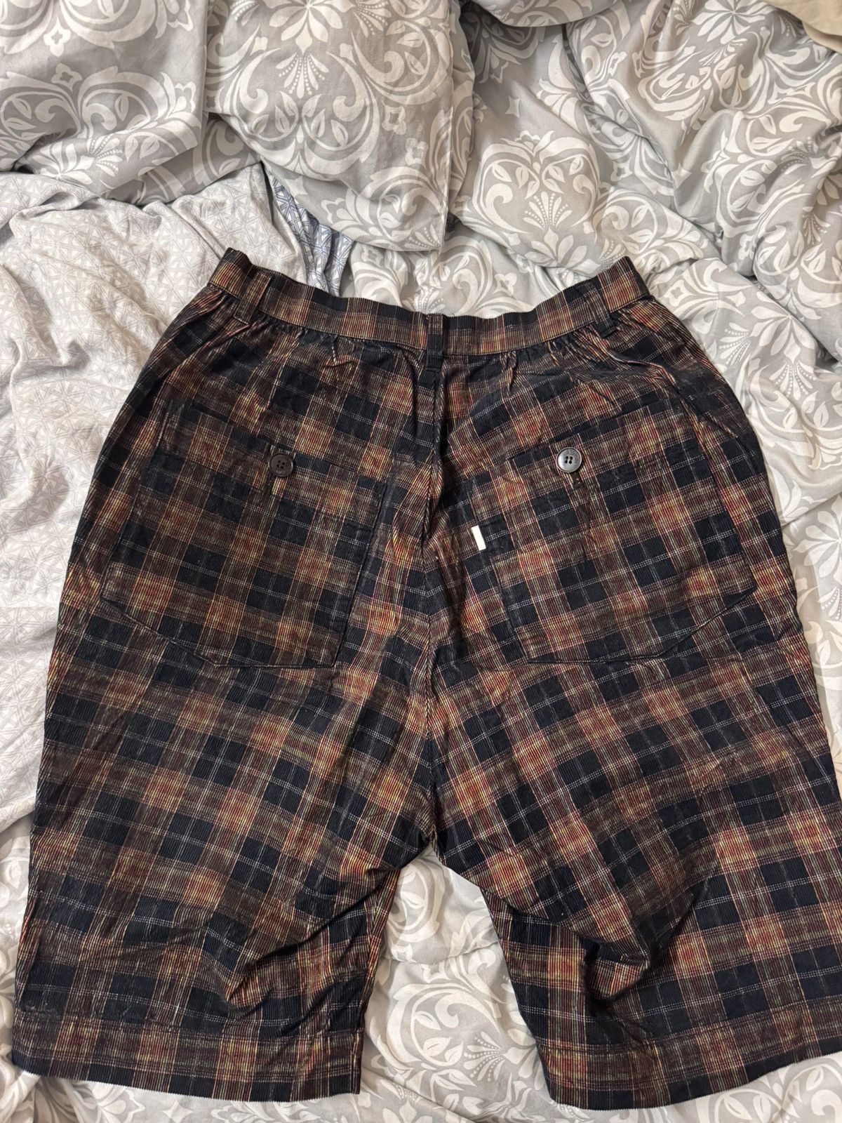 Ne-Net Ne-net Plaid Corduroy shorts Size US 28 / EU 44 - 3 Thumbnail
