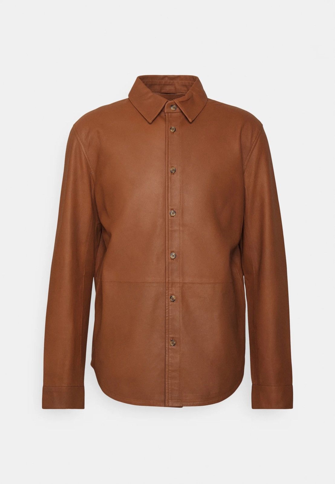 Other !DS! SS23 Studio ID Andrew Brown Leather Shirt Size US M / EU 48-50 / 2 - 2 Thumbnail