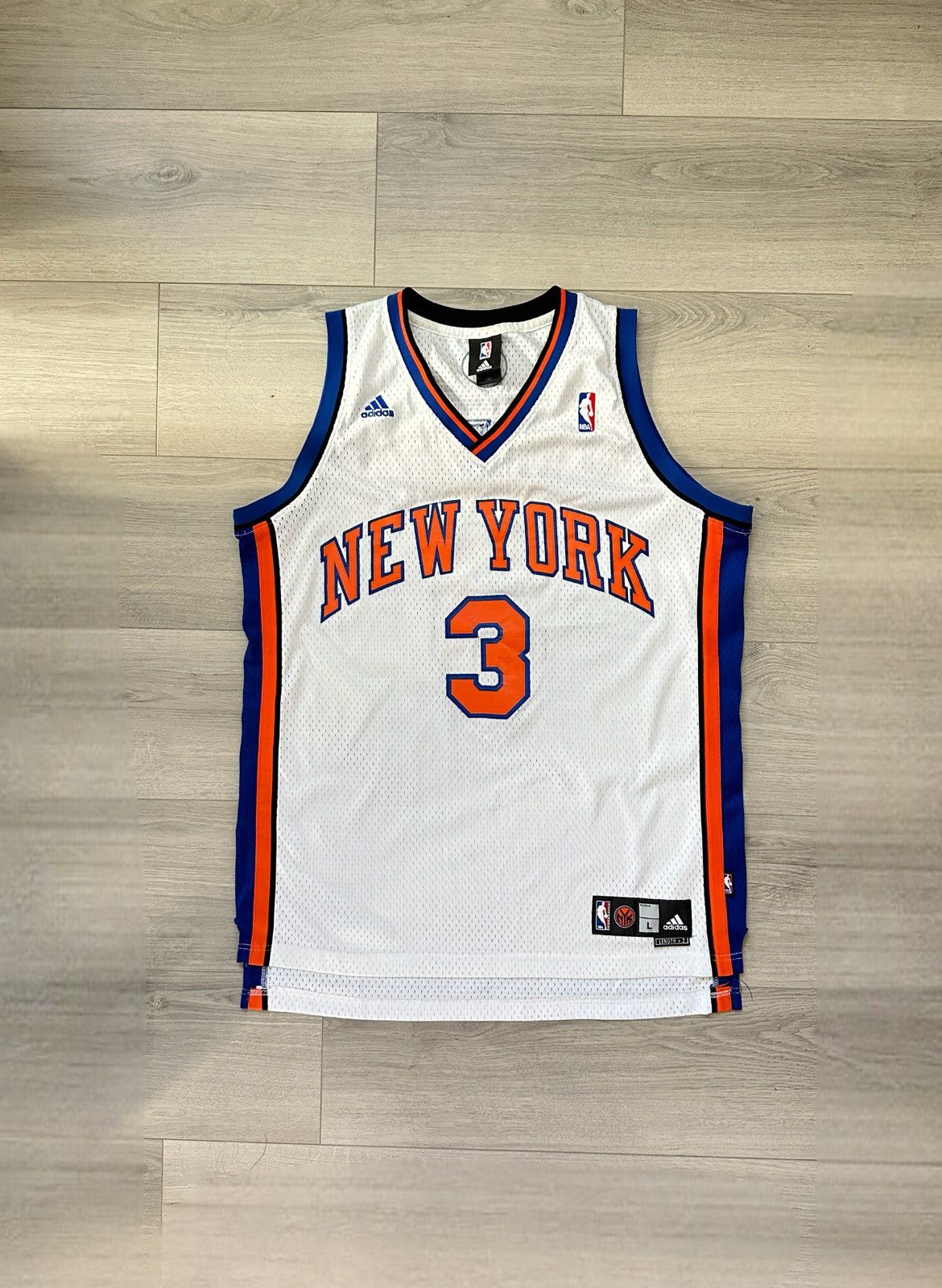 Vintage WOMENS New York Knicks #3 Stephon Marbury NBA