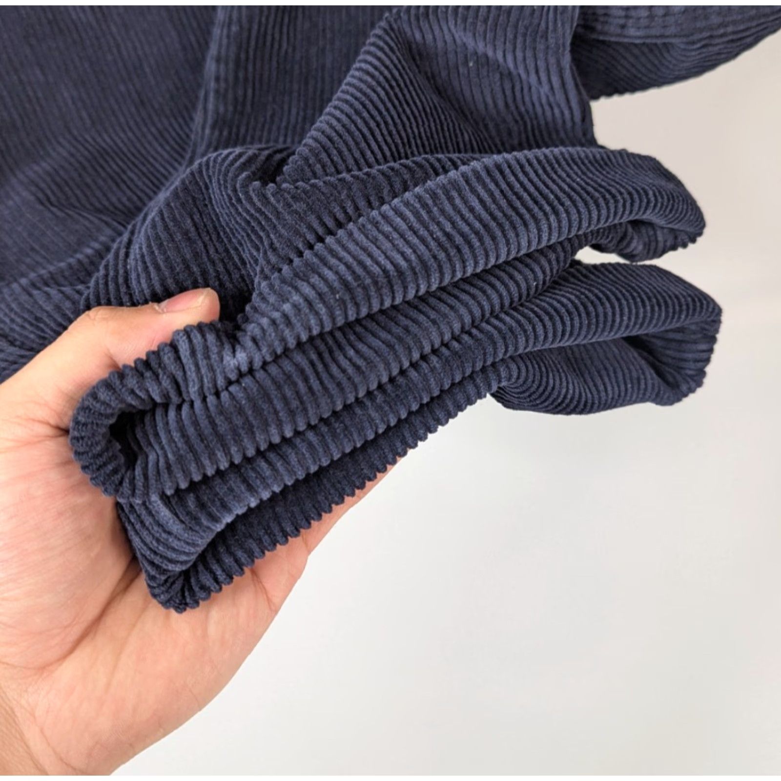 Ralph Lauren VINTAGE Ralph Lauren Chaps Navy Baggy Pleated Cuffed Corduroy Pants 34x32 Shirt? Size US 34 / EU 50 - 3 Thumbnail