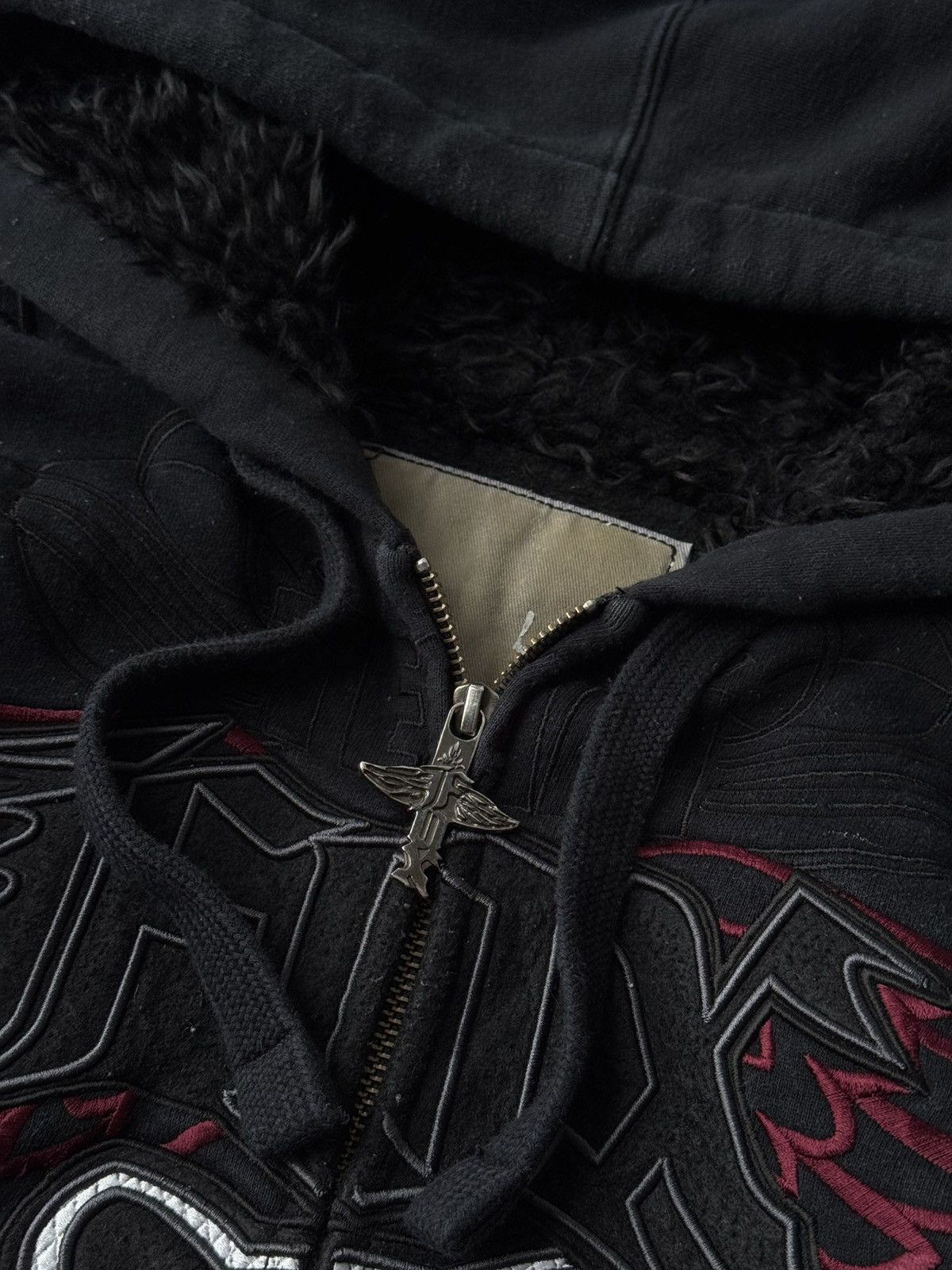 Fox Racing Fox Racing Boxy Fit Zip Hoodie Y2K Affliction Gothic Style Size US XL / EU 56 / 4 - 13 Thumbnail