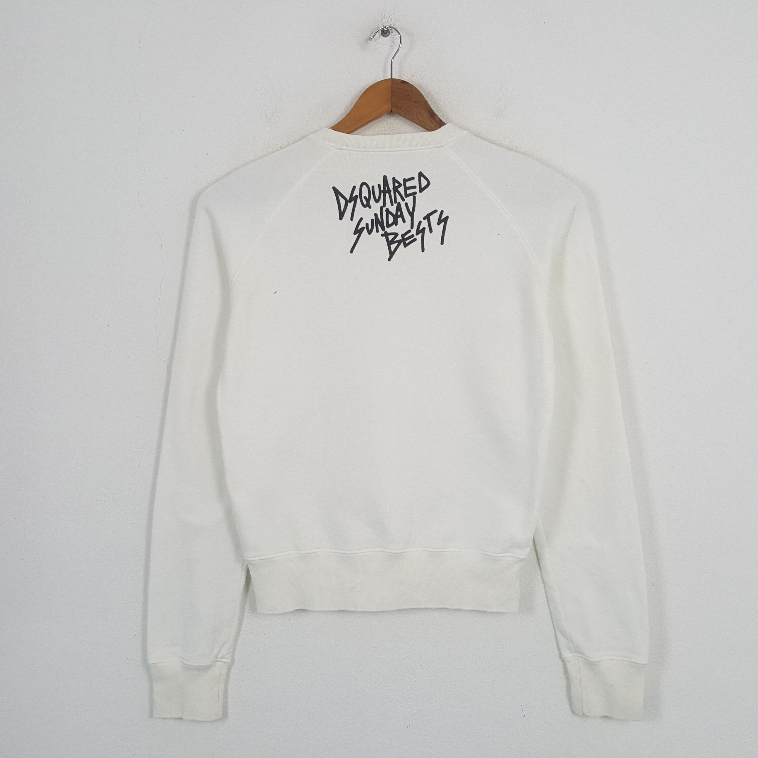 Dsquared2 × Vintage Vintage DSQUARED2 Italian Fashion Brand Sweatshirt C283N23 Size US S / EU 44-46 / 1 - 3 Thumbnail
