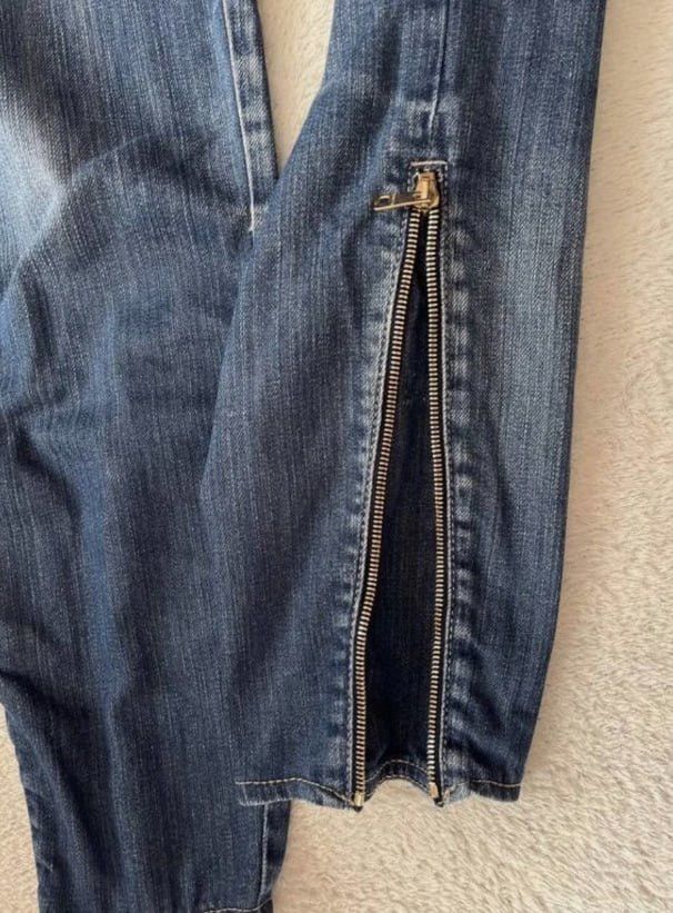 Gucci Gucci Women’s Tapered Zip Jeans Blue Size 38 Size 26" / US 2 / IT 38 - 4 Thumbnail