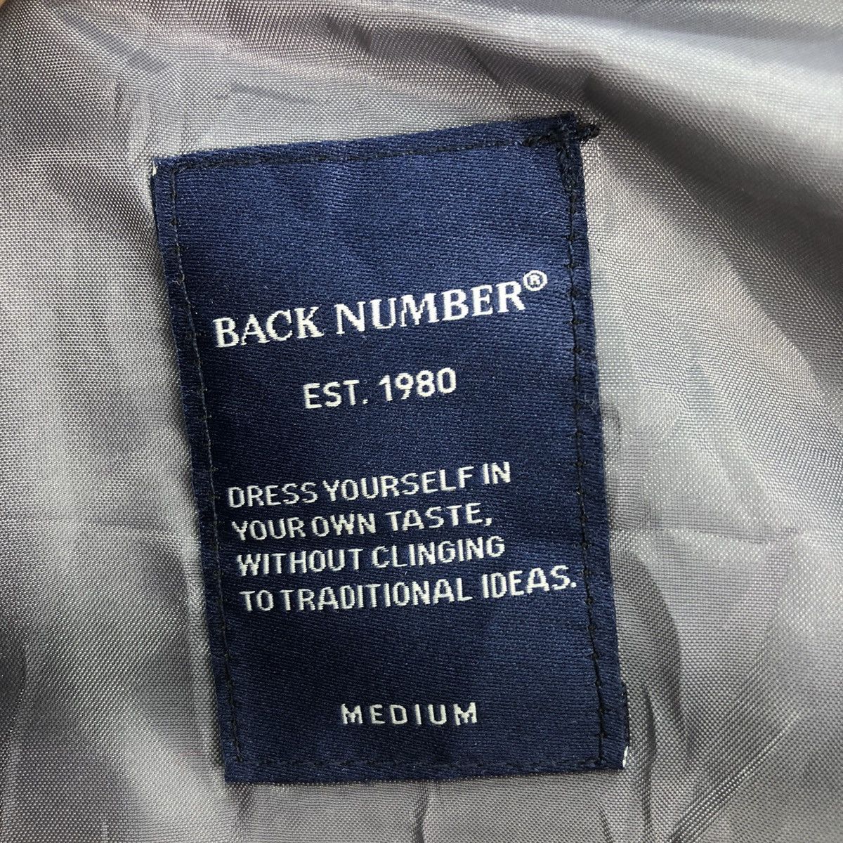 Japanese Brand Back Number Old Money Minimalist Wool Jacket Size US M / EU 48-50 / 2 - 12 Thumbnail
