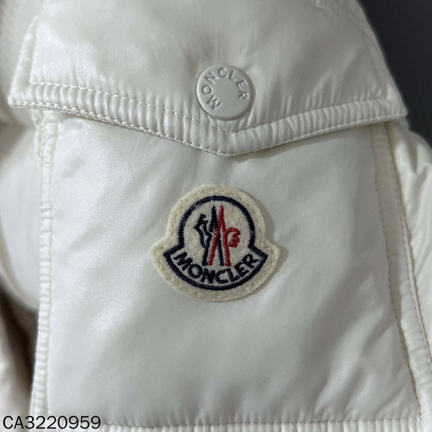 Moncler Moncler White Long Maire Coat Size S / US 4 / IT 40 - 4 Thumbnail