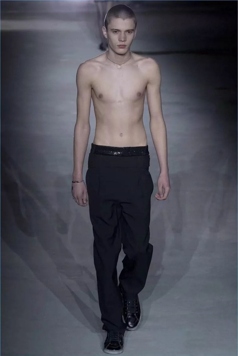Yves Saint Laurent Yves Saint Laurent Saint Laurent Wool Trousers with Waistb Size US 44 / EU 60 - 5 Thumbnail