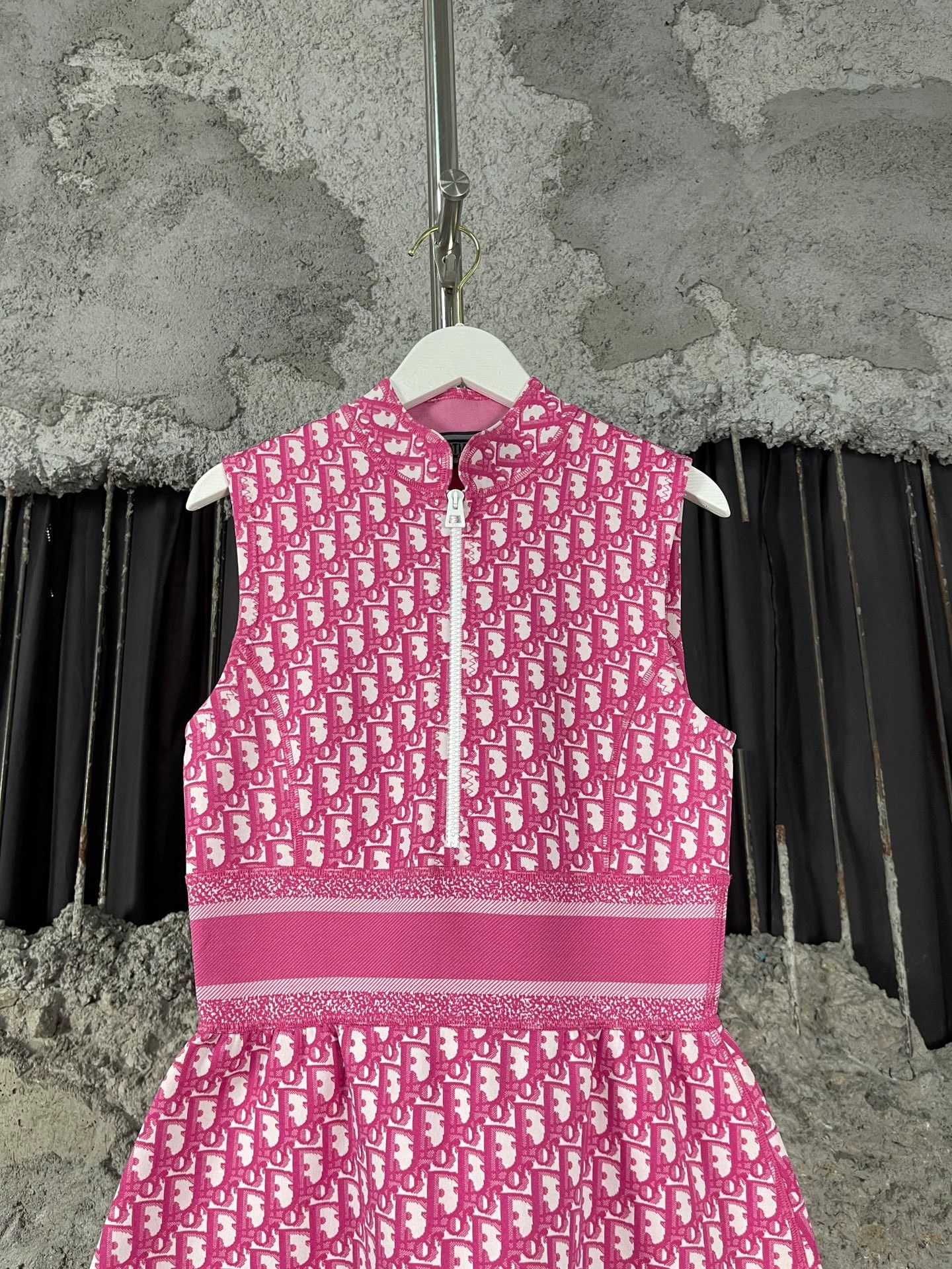 Dior Dior pink Oblique sleeveless dress women's 34 Size XS / US 0-2 / IT 36-38 - 3 Thumbnail