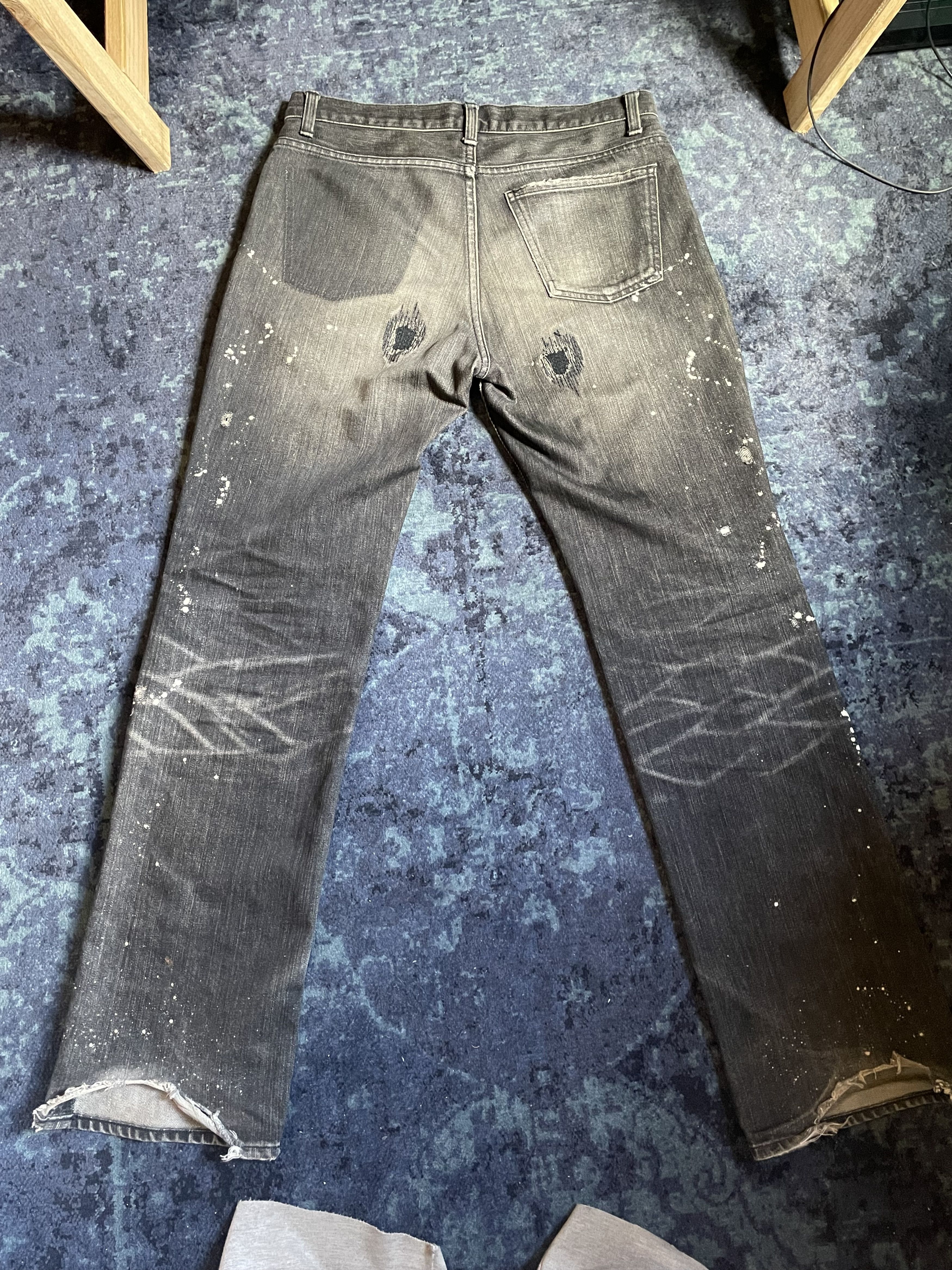 Number (N)ine AW01 Number (N)ine "Standards" Grunge Denim Size US 30 / EU 46 - 2 Thumbnail