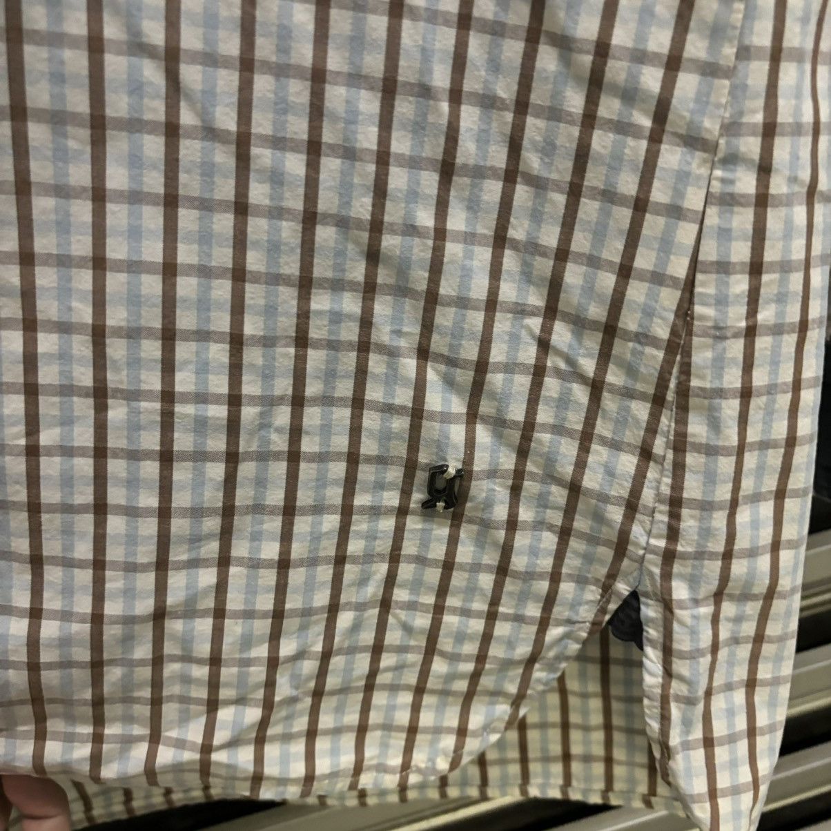 Designer John Galliano Check Shirt with Denim Details – Made in Italy Size US L / EU 52-54 / 3 - 5 Thumbnail