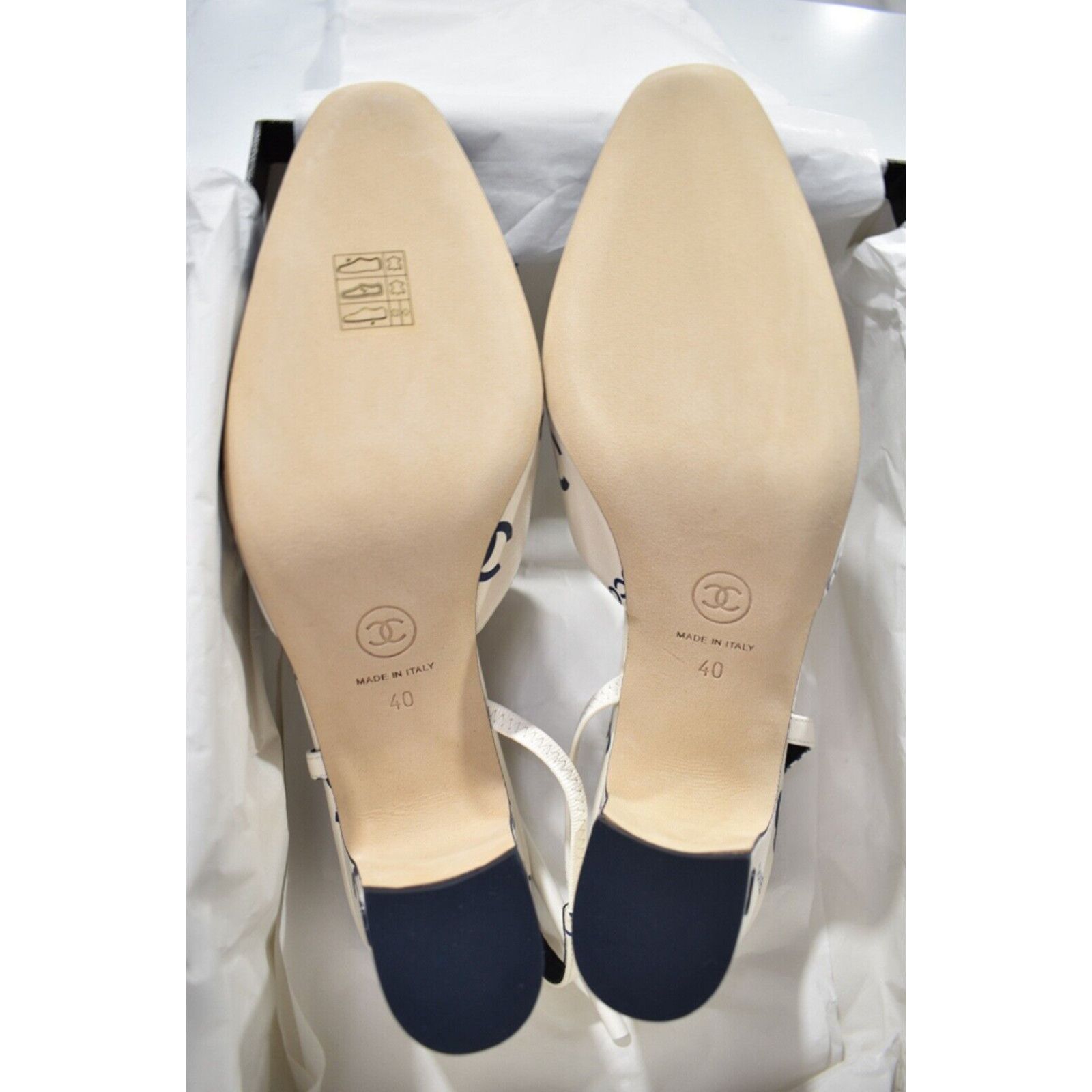Chanel 23P Mademoiselle Coco Sling CC Logo Slingback Sandal Heel 40 Size US 10 / IT 40 - 13 Thumbnail