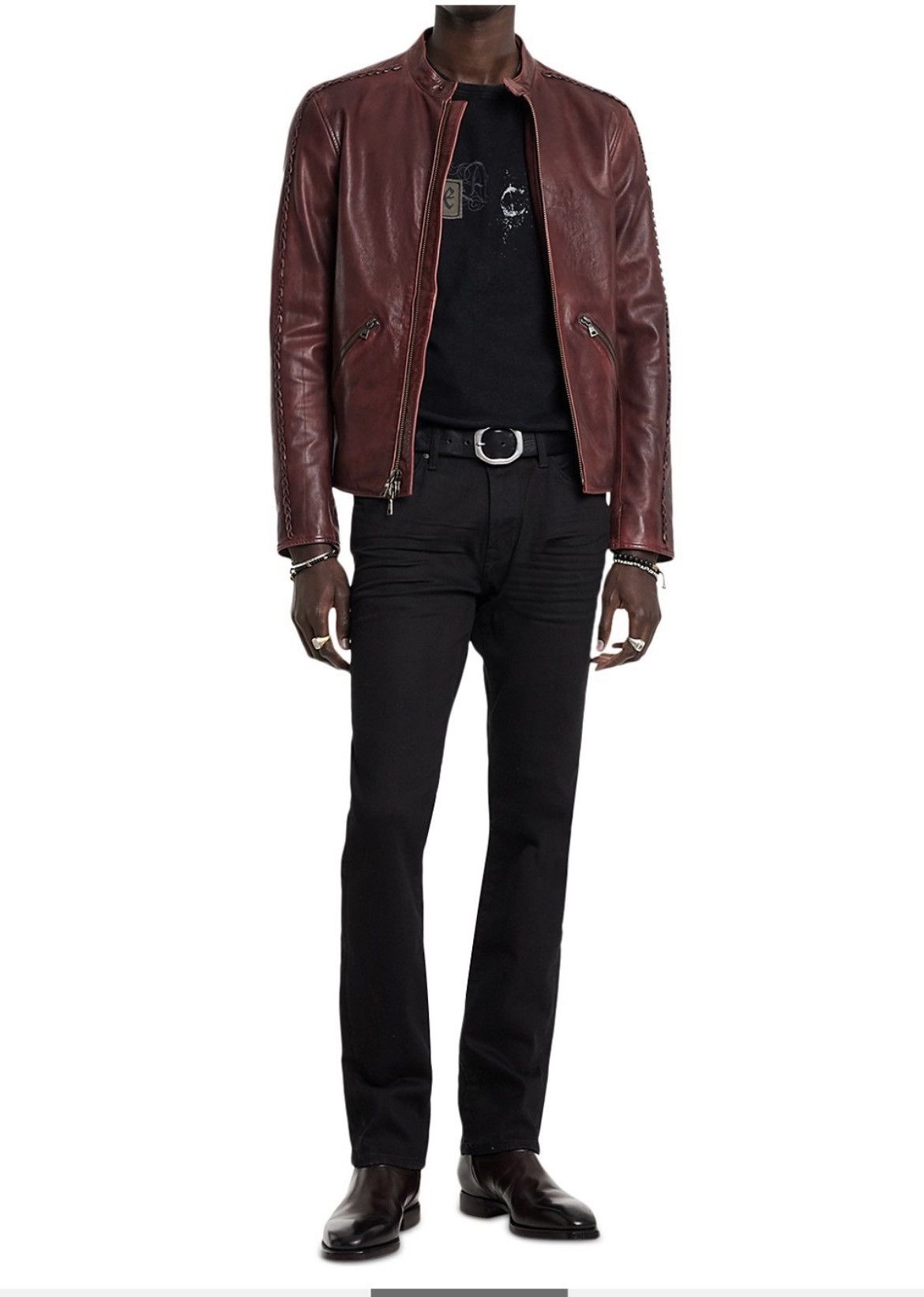 John Varvatos Reynolds racer jacket Size EU 50 USA 40 Size US M / EU 48-50 / 2 - 4 Thumbnail