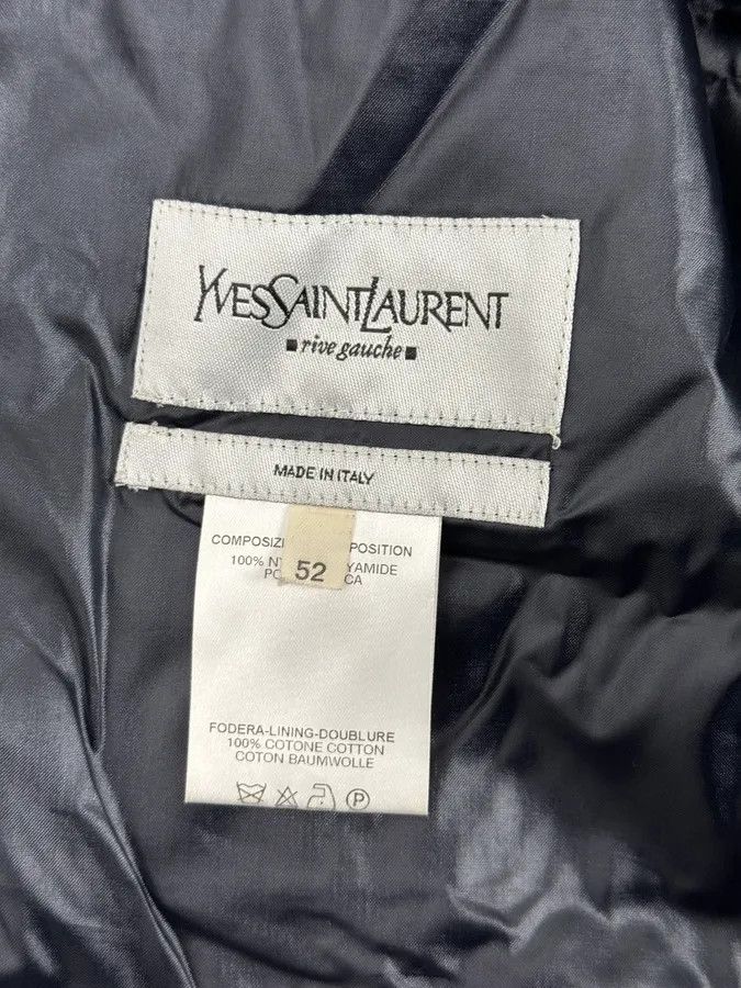 Yves Saint Laurent SS2004 Yves Saint Laurent Navy Shiny Cargo Jacket Size US M / EU 48-50 / 2 - 13 Thumbnail