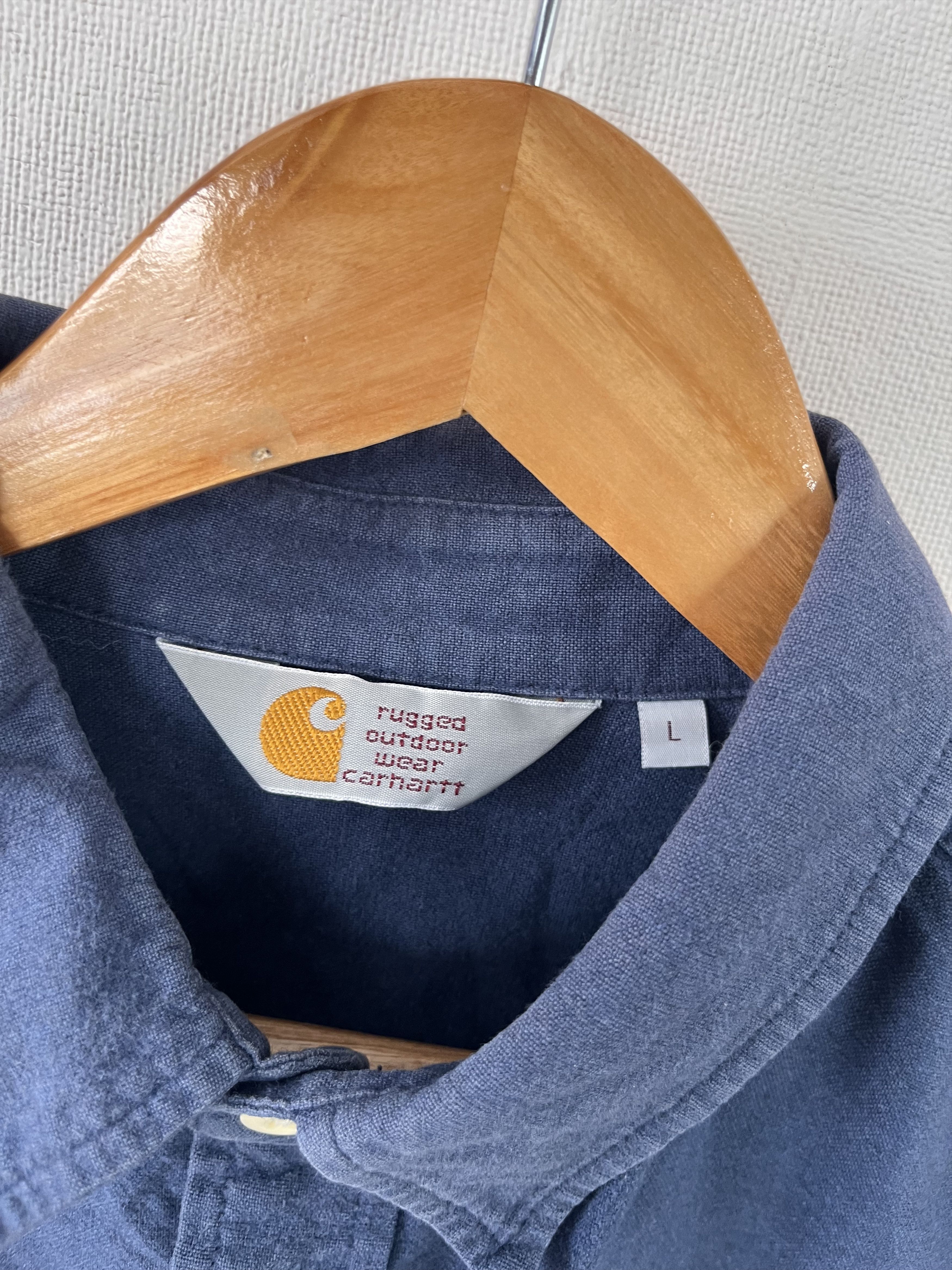 Carhartt Carhartt long sleeve Blue Vendor L/S Shirt workwear Pocket Size US L / EU 52-54 / 3 - 8 Thumbnail