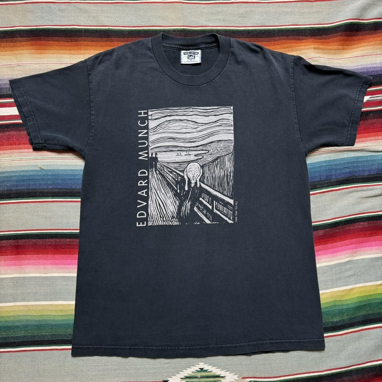 Vintage 90s Edvard Munch The Scream Art T Shirt Lee Tag M