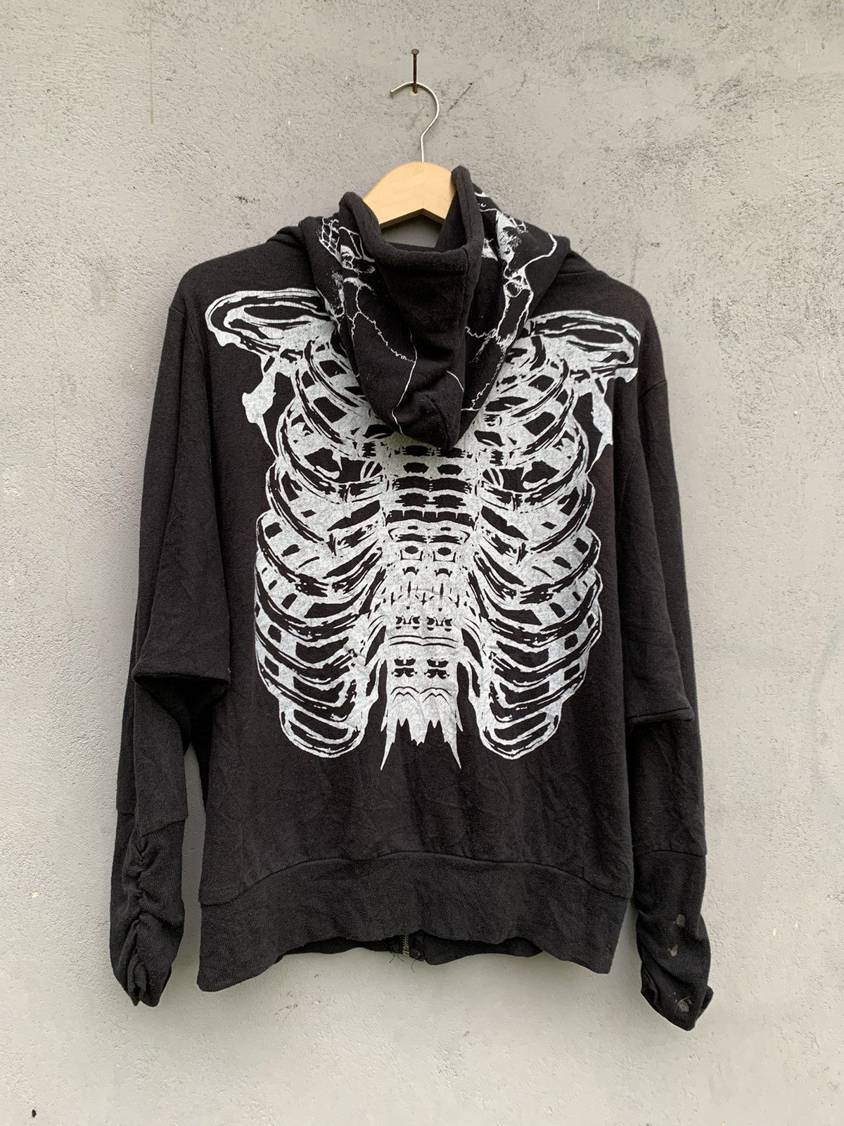 Japanese Brand Japanese Oggetto Skull Skeleton Hoodie Size US M / EU 48-50 / 2 - 2 Thumbnail