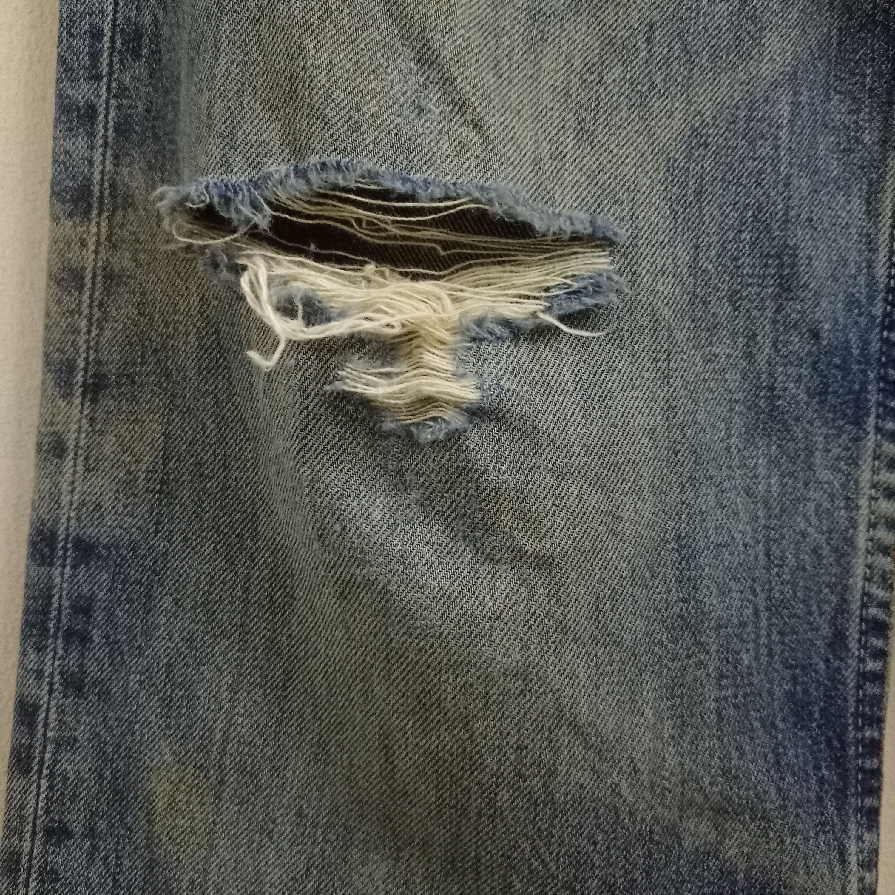 Levi's × Levi's Vintage Clothing Vintage Levis 508 Mud Wash Distressed Baggy Jeans 30x28 Size US 30 / EU 46 - 5 Thumbnail