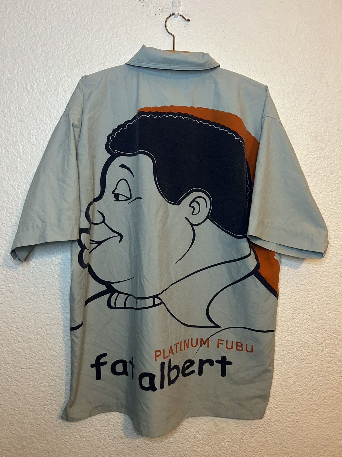 Fubu VTG Y2K Platinum FUBU Fat Albert Button Up Big Shirt Mens XL Size US XL / EU 56 / 4 - 2 Thumbnail