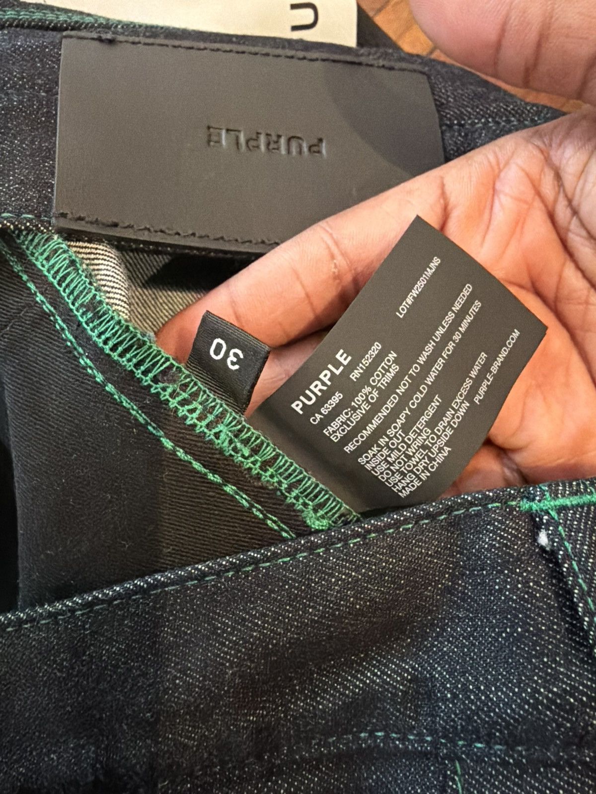 Purple Brand PURPLE BRAND MID RISE BOOT LEG RAW JEAN 30 Size US 30 / EU 46 - 6 Thumbnail