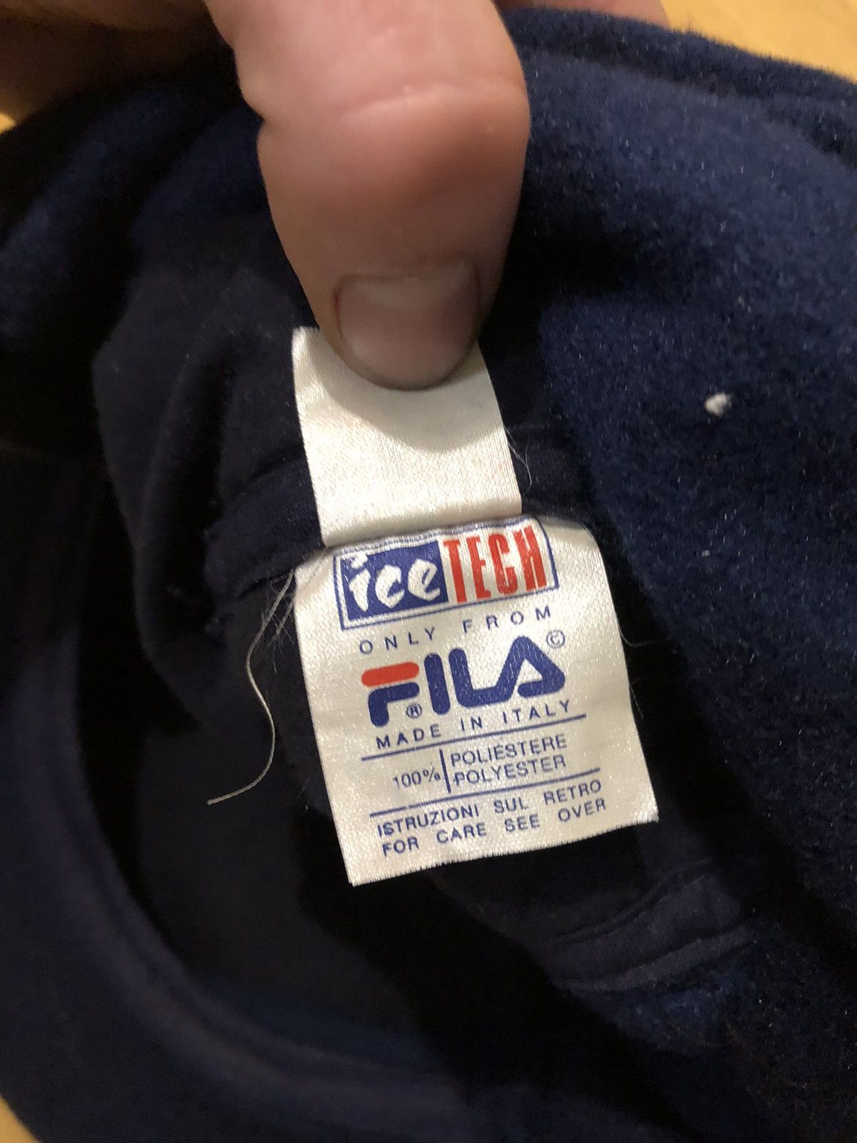 Fila × Vintage Vintage Fila Fleece Hat Cap Size ONE SIZE - 9 Thumbnail