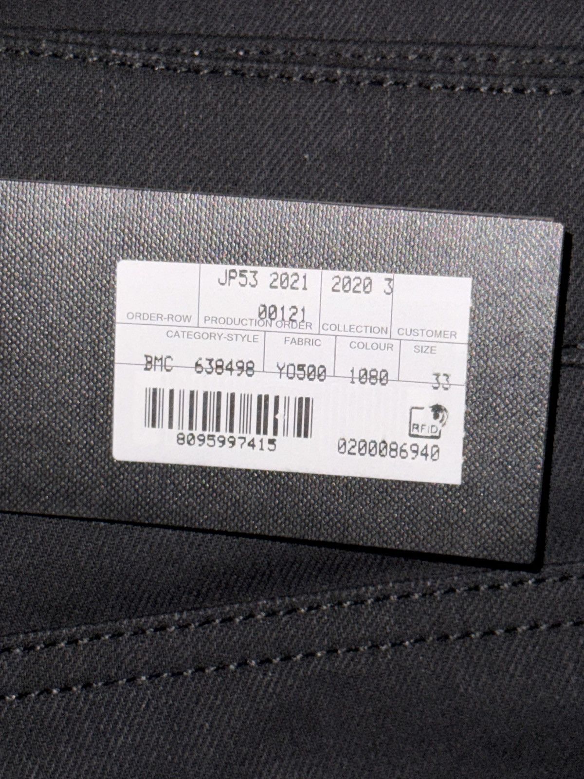 Saint Laurent Paris D02 Skinny 5 Pocket Low Waist Jeans Size US 33 - 7 Thumbnail