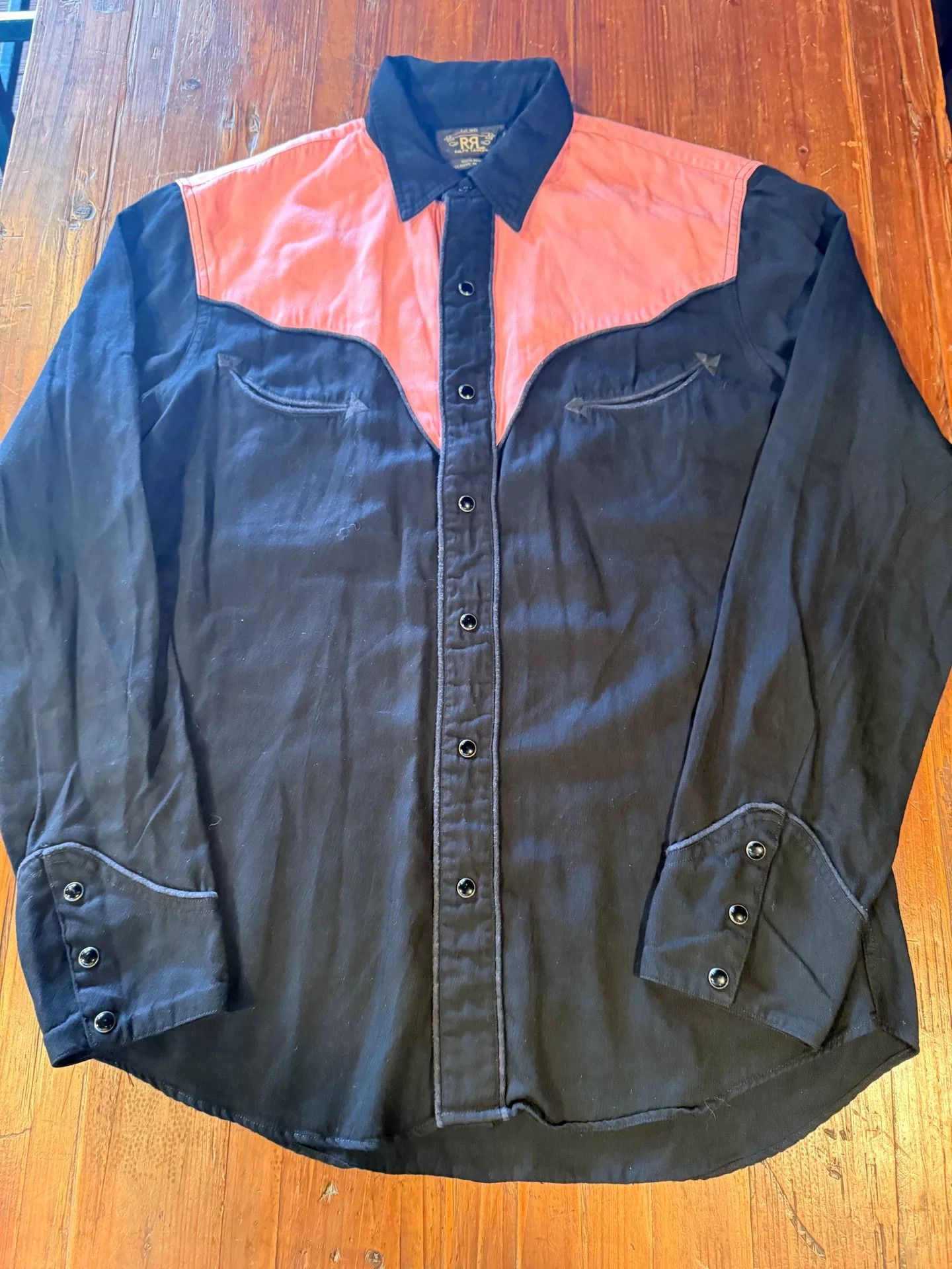 RRL Ralph Lauren RRL Musician Colorblock Shirt Size US M / EU 48-50 / 2 - 1 Thumbnail