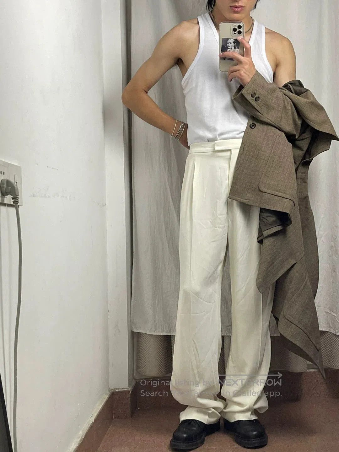 McQ Alexander McQueen Alexander McQueen Acetate Drape Trousers. Size US 26 / EU 42 - 9 Thumbnail
