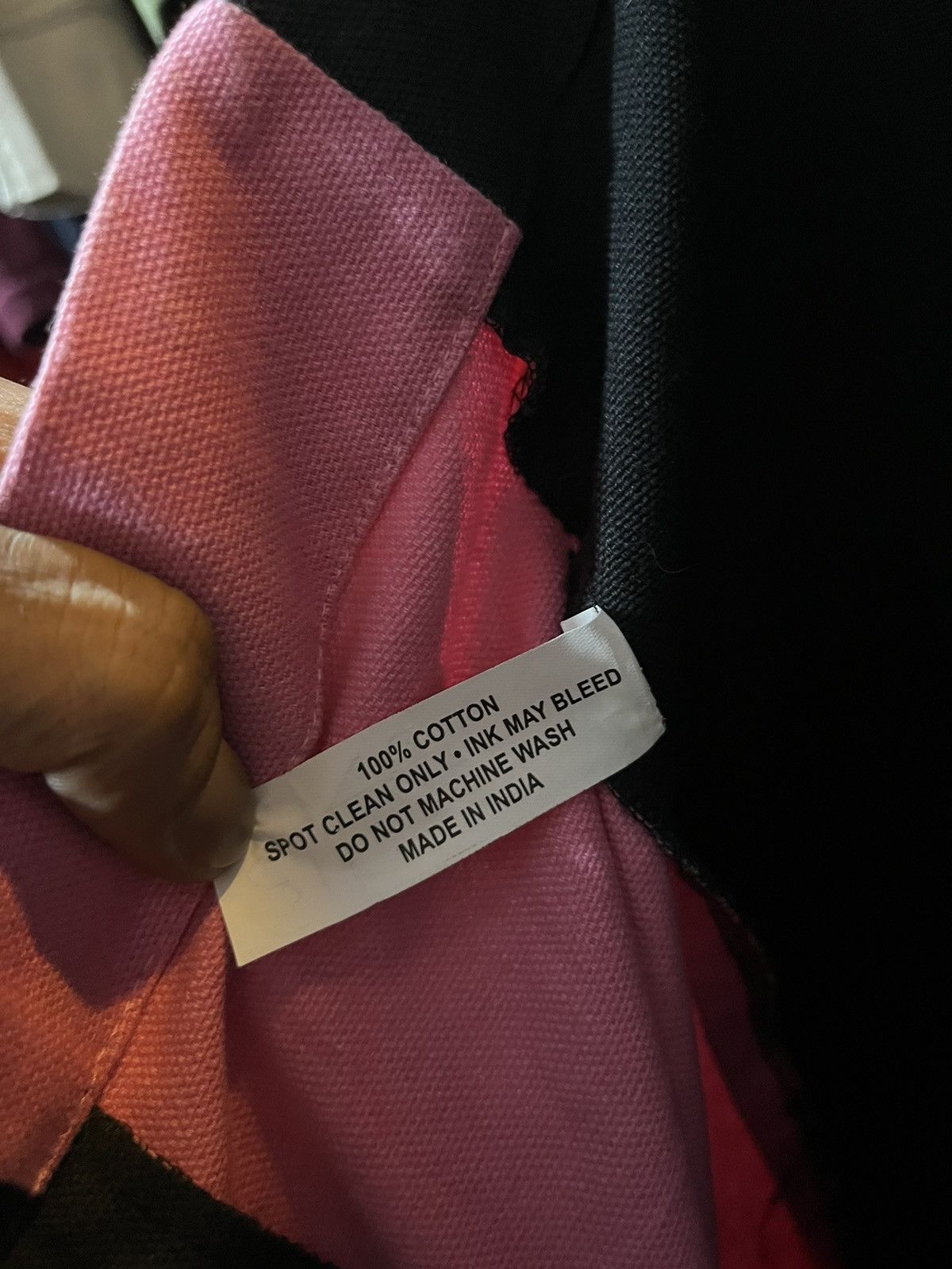 Polo Ralph Lauren Polo RL 2000 Black Pink Tote-bag Y2K Size ONE SIZE - 4 Thumbnail
