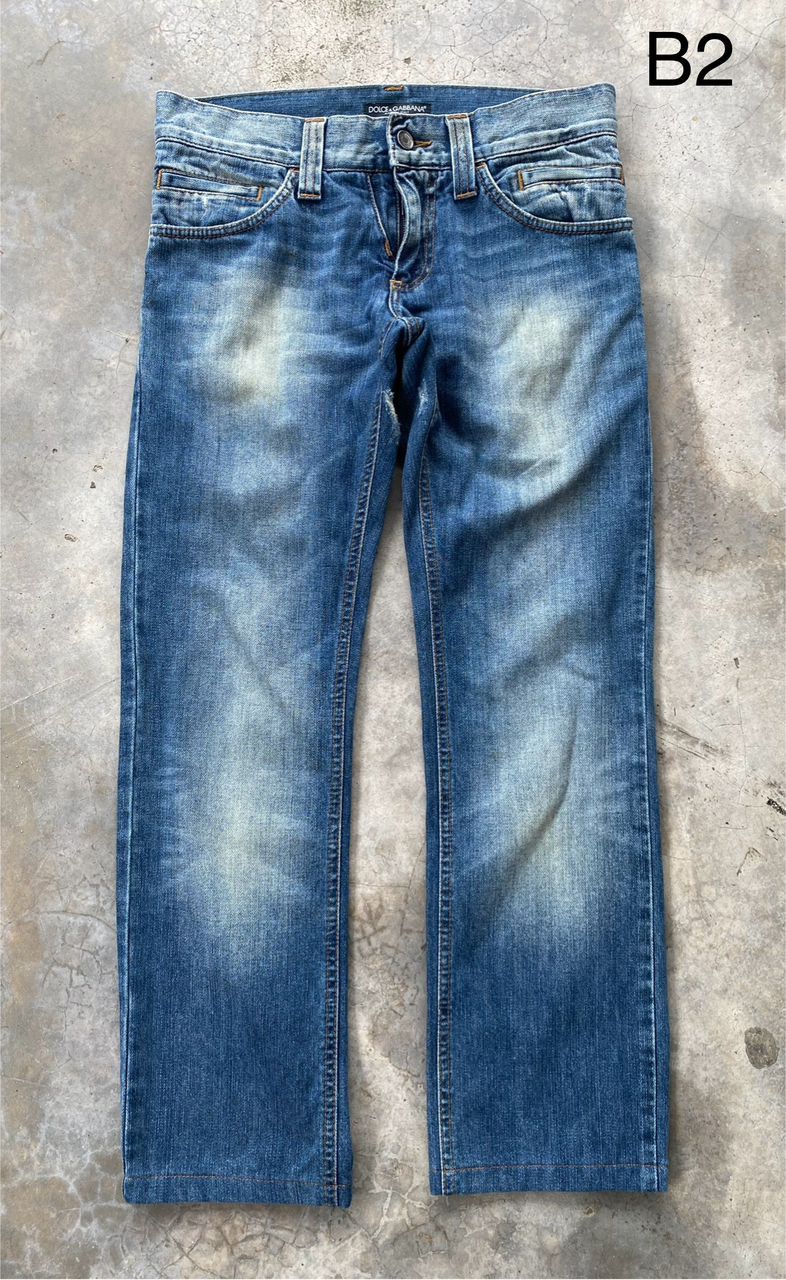 Dolce & Gabbana 💥BEST OFFER💥DOLCE & GABANNA 14 GOLD DISTRESSED DENIM Size 30" / US 8 / IT 44 - 2 Thumbnail