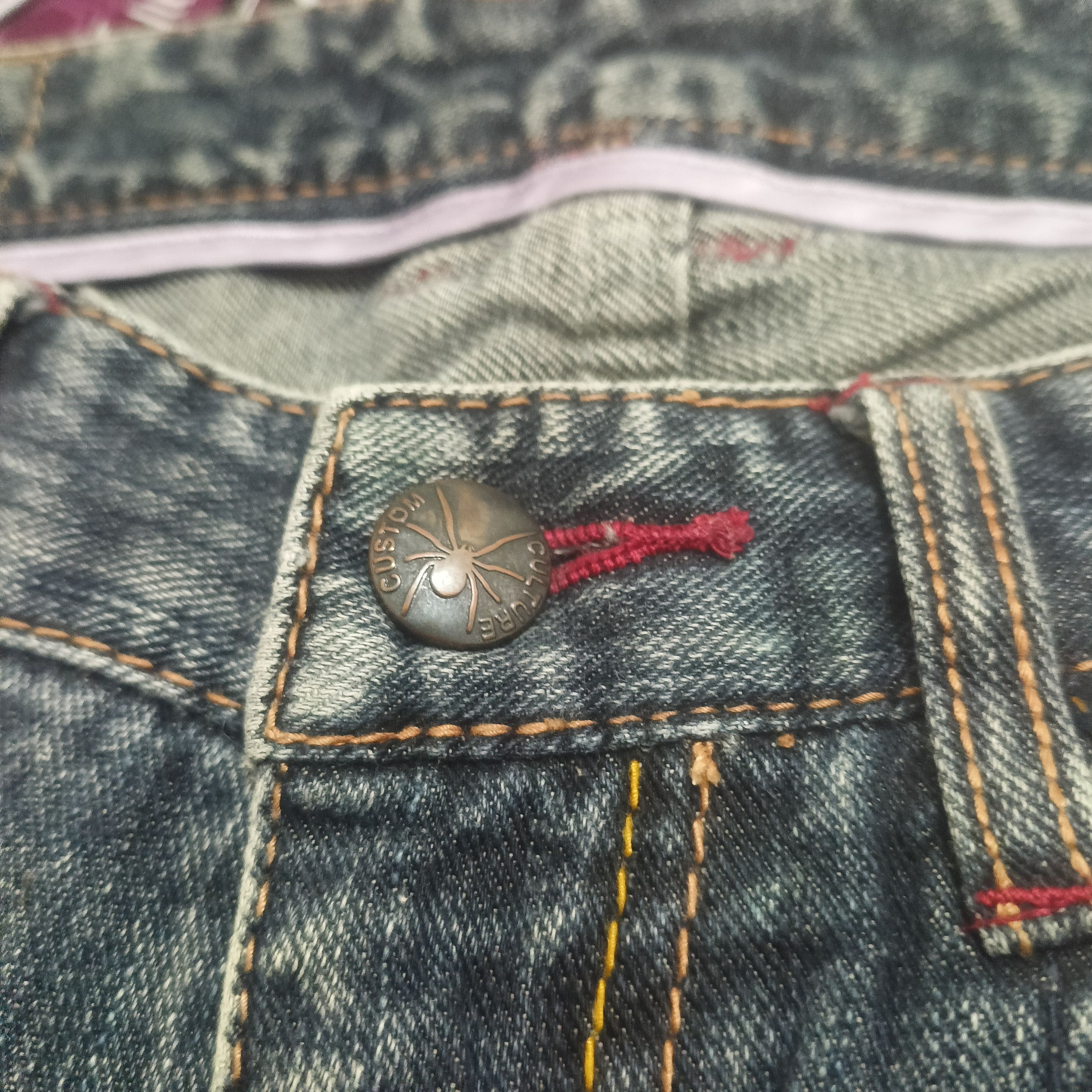 Undercover Rare!!! Japanese Custom Culture Bootcut Flare Jeans Size US 31 - 5 Thumbnail