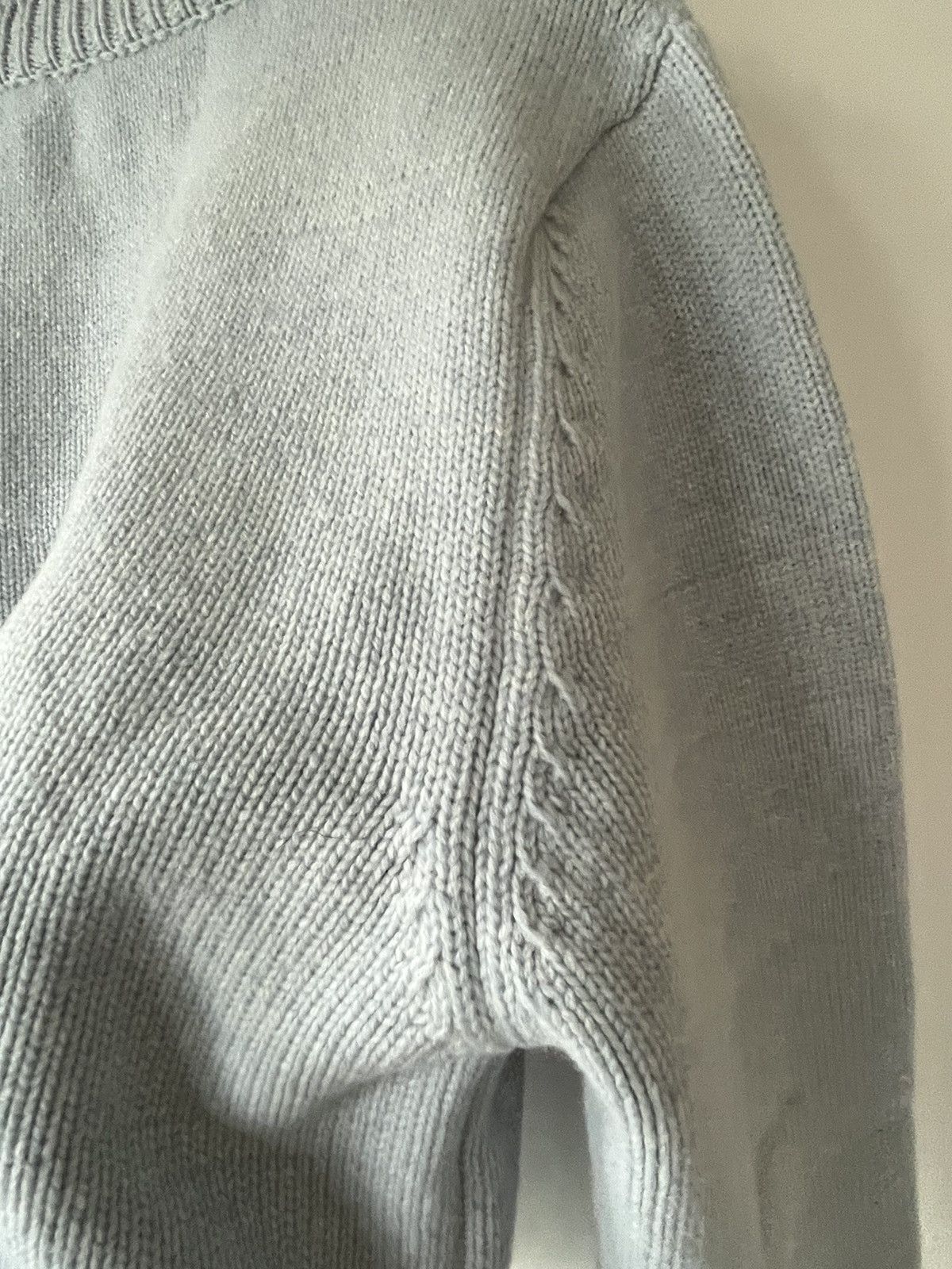 Raf Simons BNWT Raf Simons baby blue oversize faulty stitch sweater Size US S / EU 44-46 / 1 - 10 Thumbnail