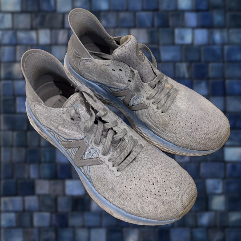 New Balance New Balance Fresh Foam 1080v10 Womens 8.5 Running Sneakers Gray Blue *DISTRESS* Size US 7 / IT 37 - 1 Thumbnail