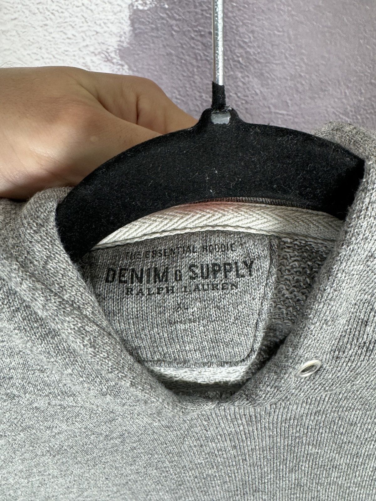 Denim & Supply Ralph Lauren Denim & Supply Ralph Lauren grey basic hoodie Size US XL / EU 56 / 4 - 9 Thumbnail