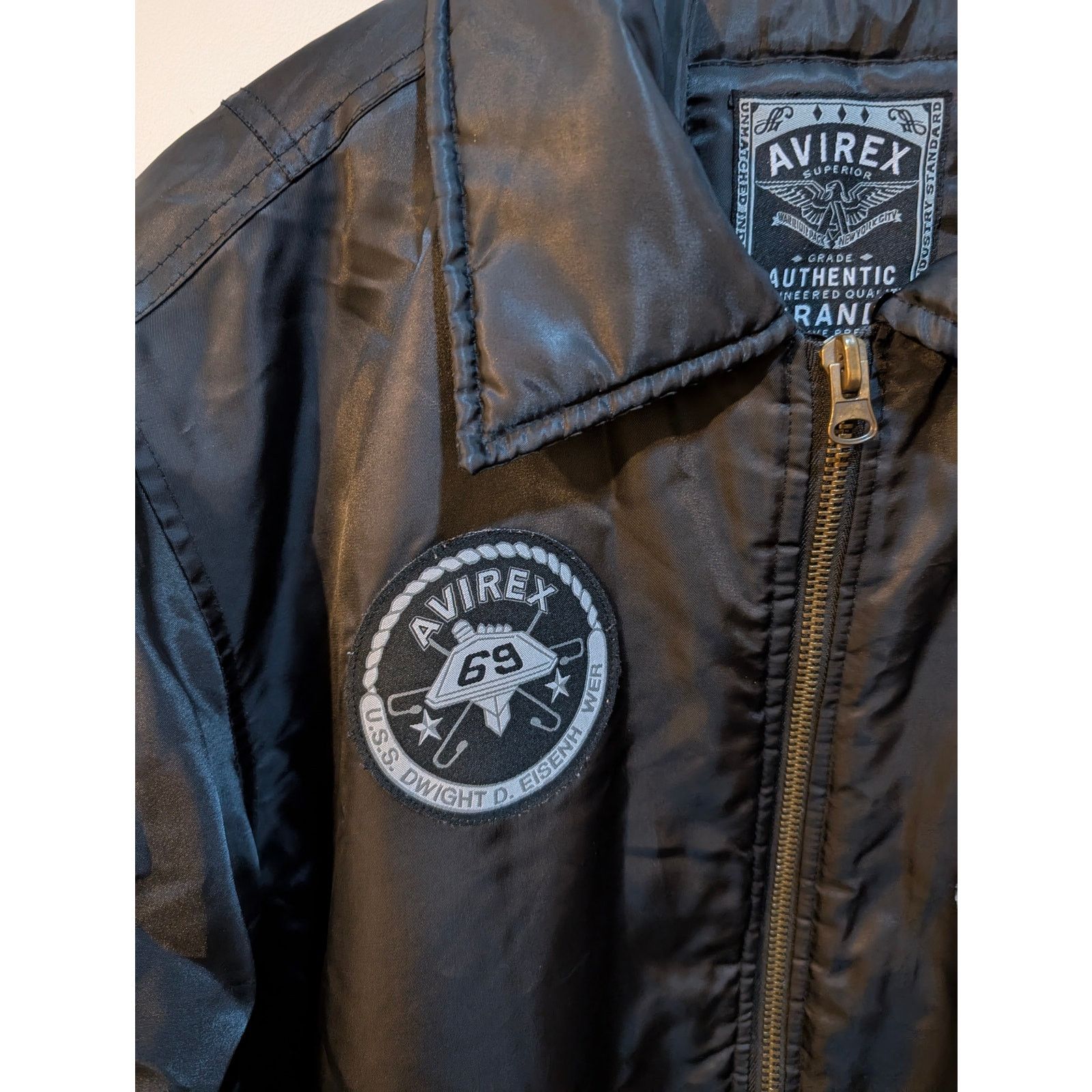 Avirex Avirex Industries Nylon Tomcat Patch Nylon Bomber Jacket MD Size US M / EU 48-50 / 2 - 4 Thumbnail