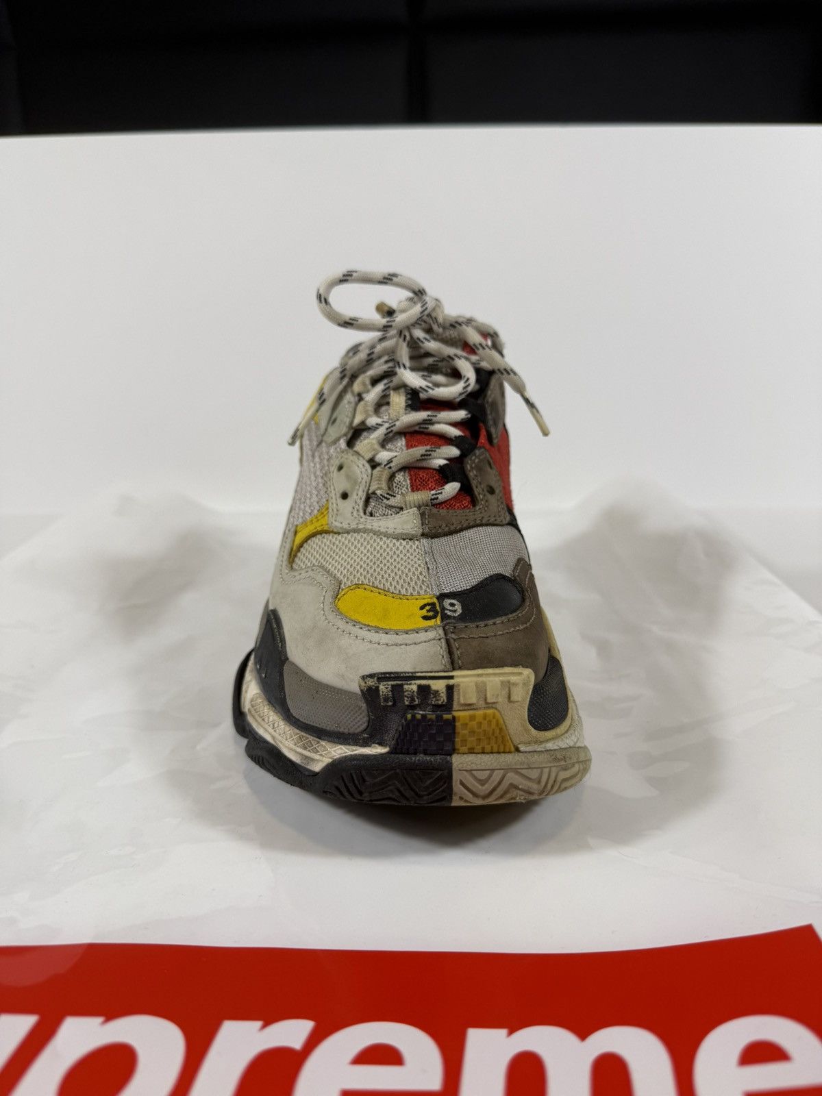 Balenciaga Balenciaga Triple S Multi Color Half & Half ‘Split’ Size US 7 / EU 40 - 2 Thumbnail