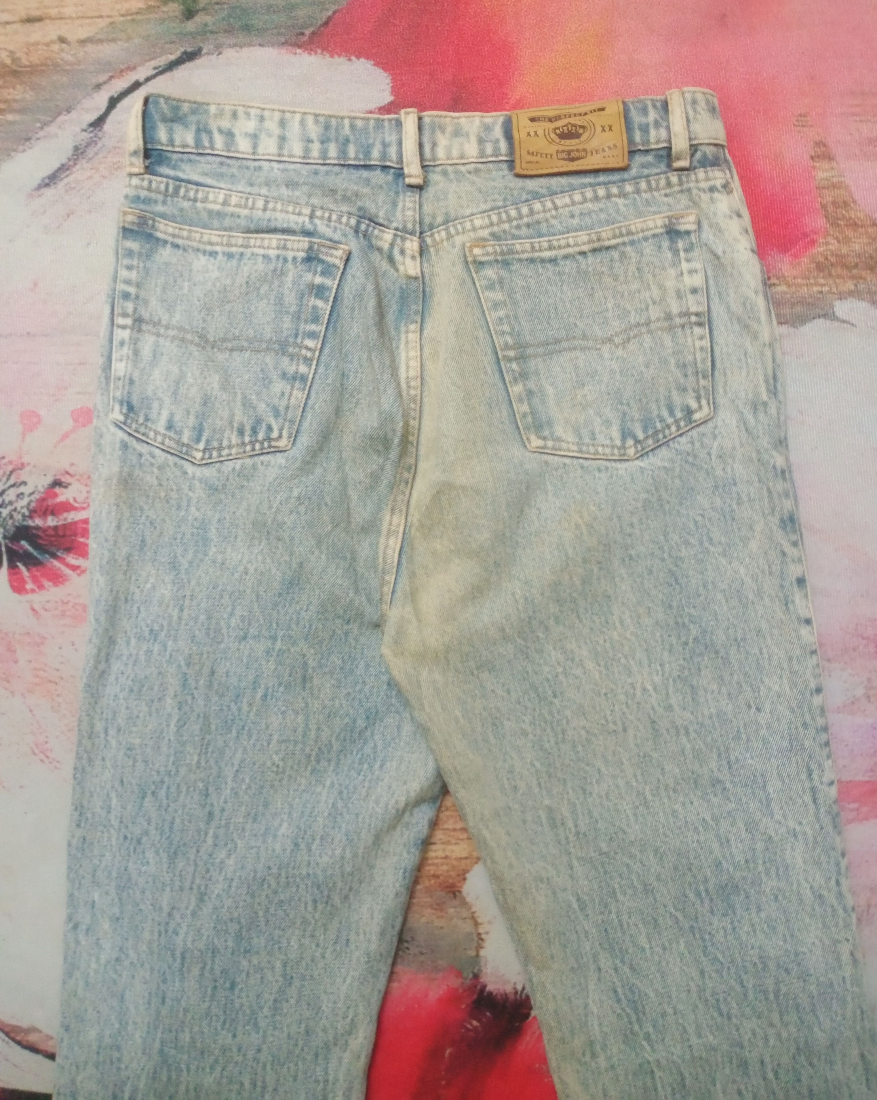 Big John Rare Vintage 90s Big John Loose Washed Denim Size US 30 / EU 46 - 5 Thumbnail