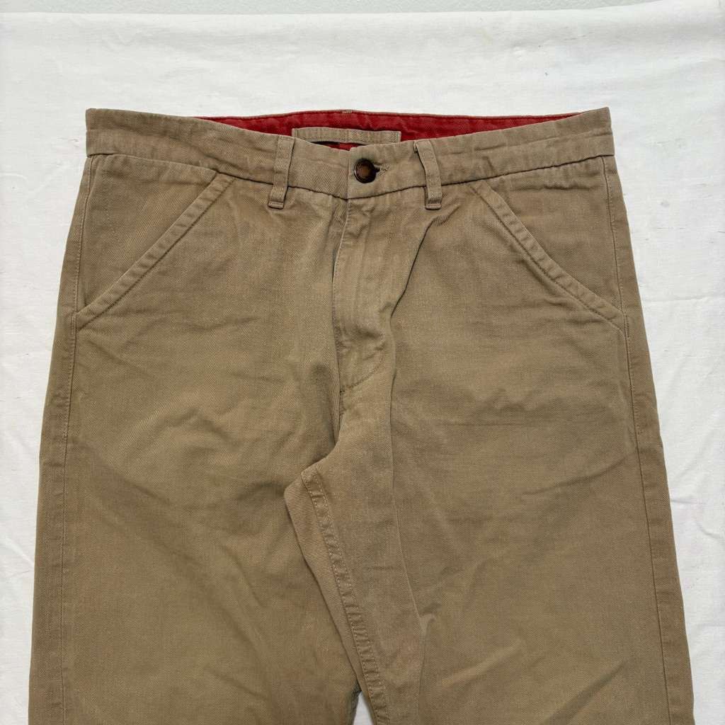 Other Freenote Selvedge Straight Leg Chino Pants Brown Size 33 Size US 33 - 2 Thumbnail