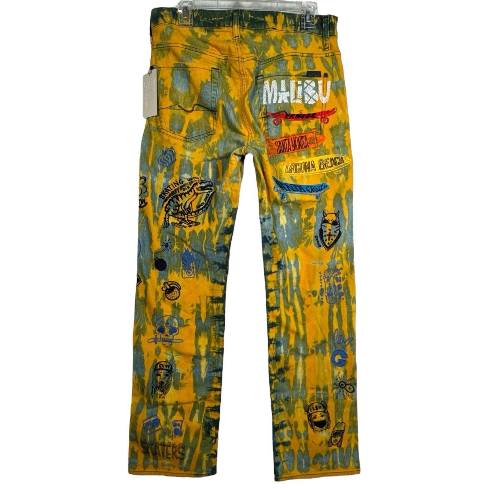 7 For All Mankind Embroidered Skater Tie Dye 7 For All Mankind Austyn Jeans Size US 30 / EU 46 - 2 Thumbnail
