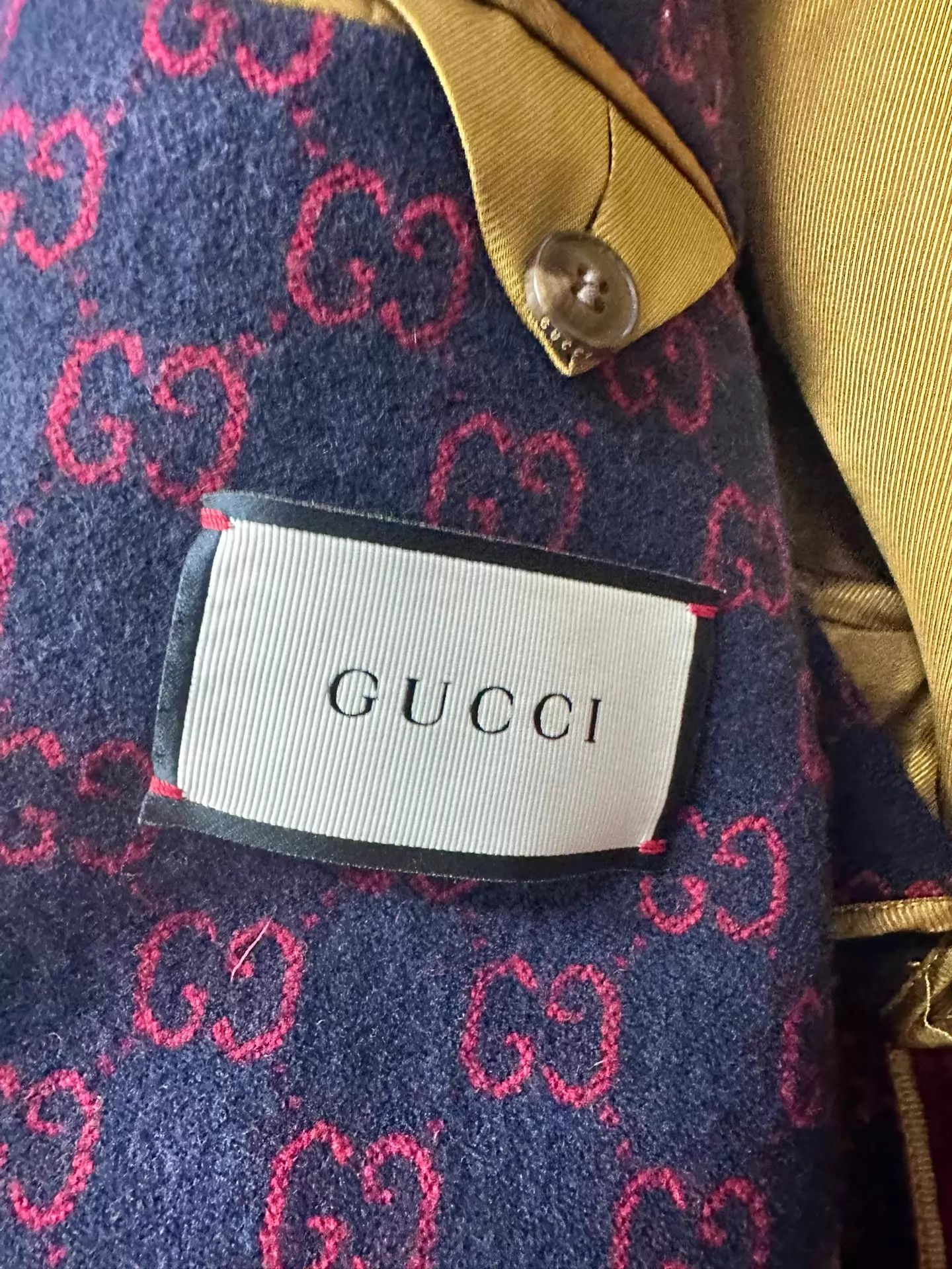Gucci Gucci All Over Print Jacket Size 48 Size US M / EU 48-50 / 2 - 4 Thumbnail