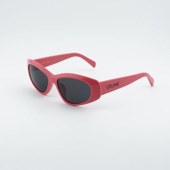 Celine Celine CL40279U 72A Sunglasses Pink Cat Eye Frame, Grey Size ONE SIZE - 1 Thumbnail