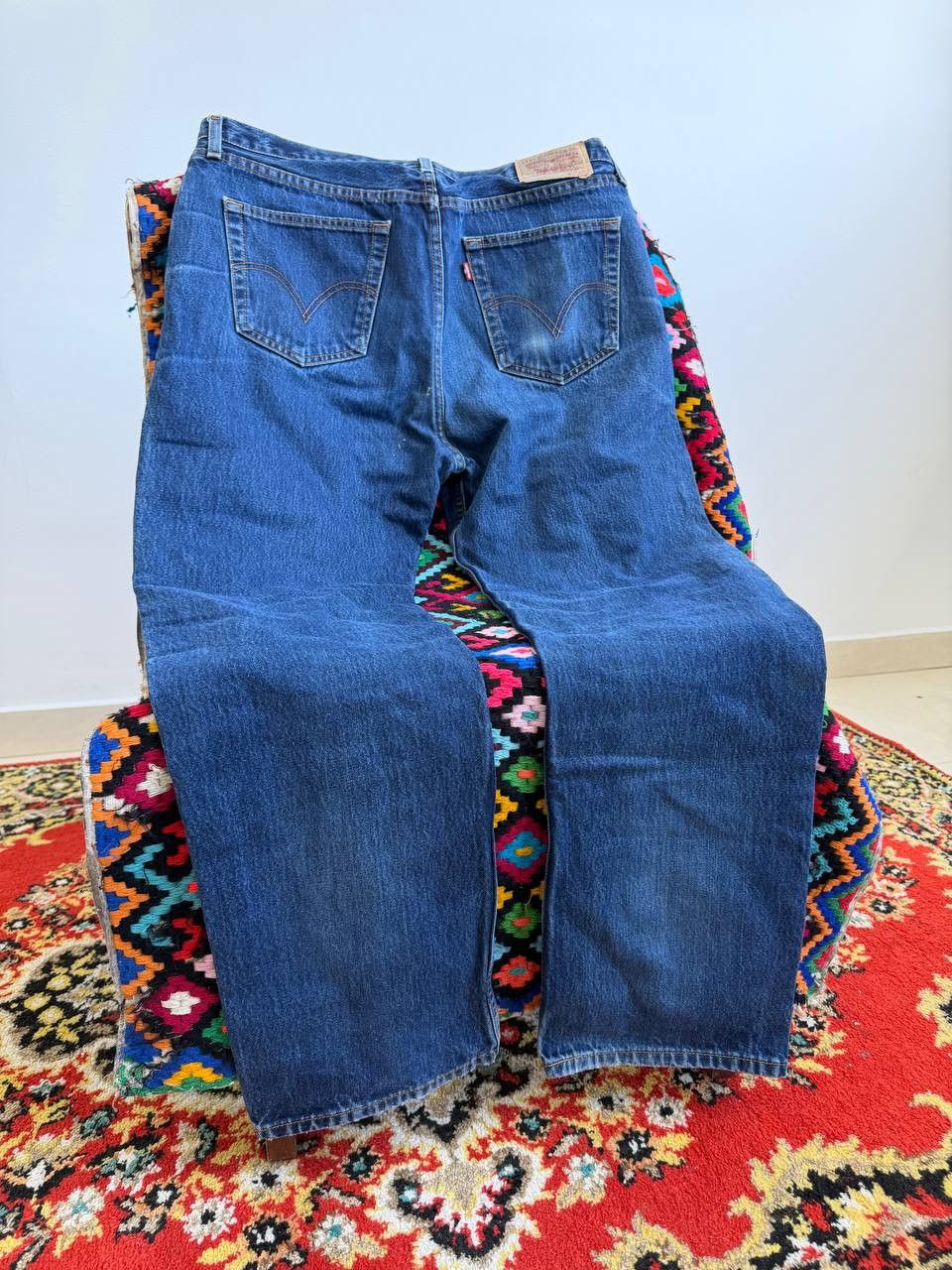 Hedi Slimane 2000s Hedi Slimane Style Washed Faded Denim Jeans Size US 32 / EU 48 - 4 Thumbnail