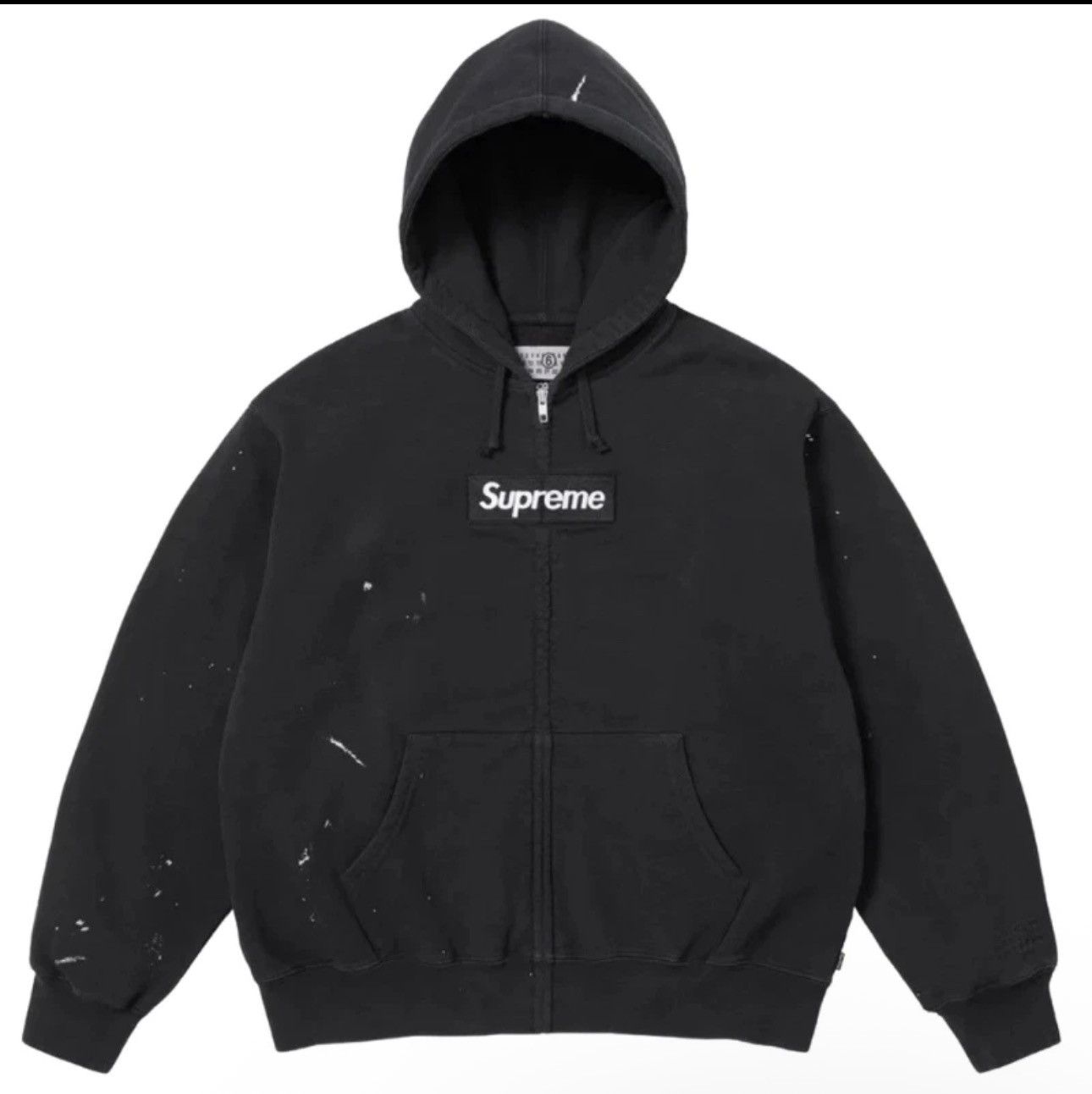 Maison Margiela × Supreme Supreme x MM6 Maison Margiela Box Logo Zip Up Black Size S Size US S / EU 44-46 / 1 - 3 Thumbnail