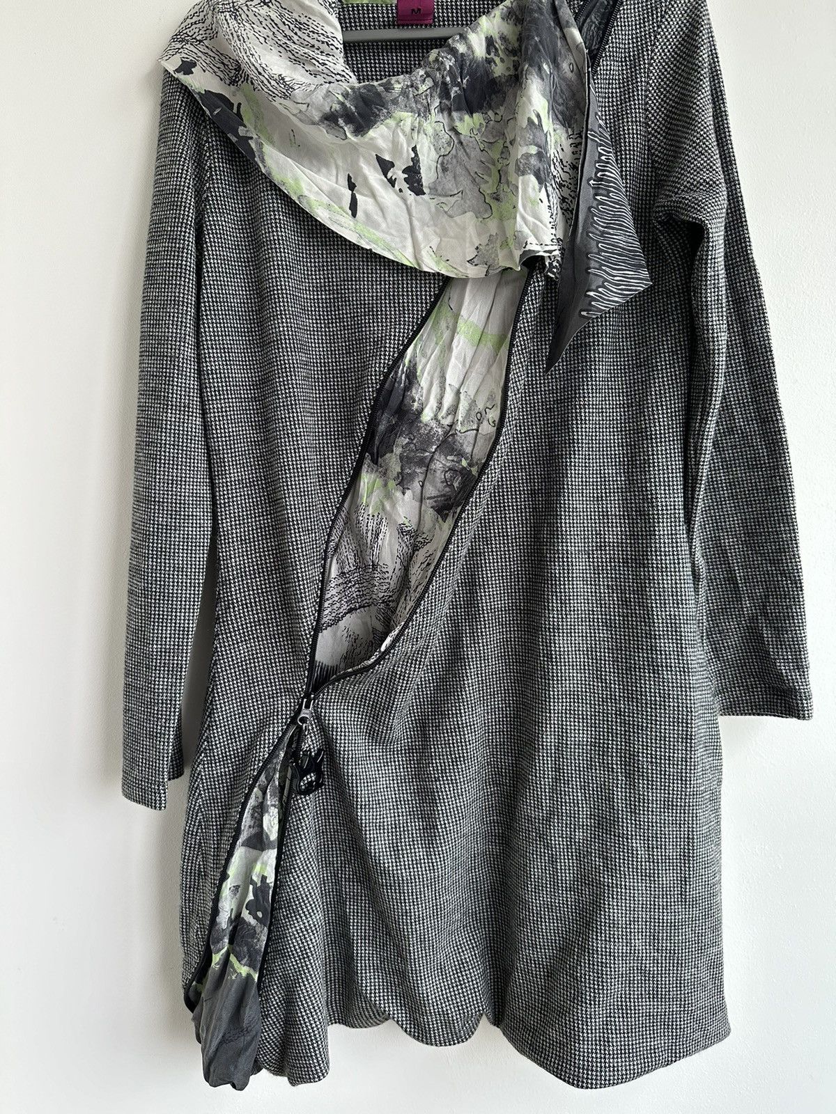 Other Save The Queen Houndstooh Wool Dress Long Sleeve Size M Grey Size M / US 6-8 / IT 42-44 - 10 Thumbnail