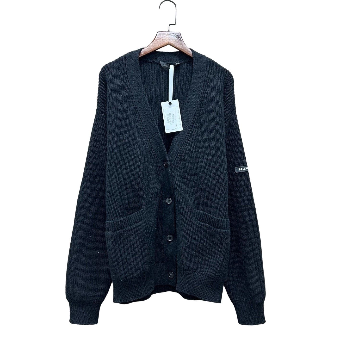 Balenciaga Balenciaga Ribbed Logo Cardigan Size XS Size US XS / EU 42 / 0 - 1 Thumbnail